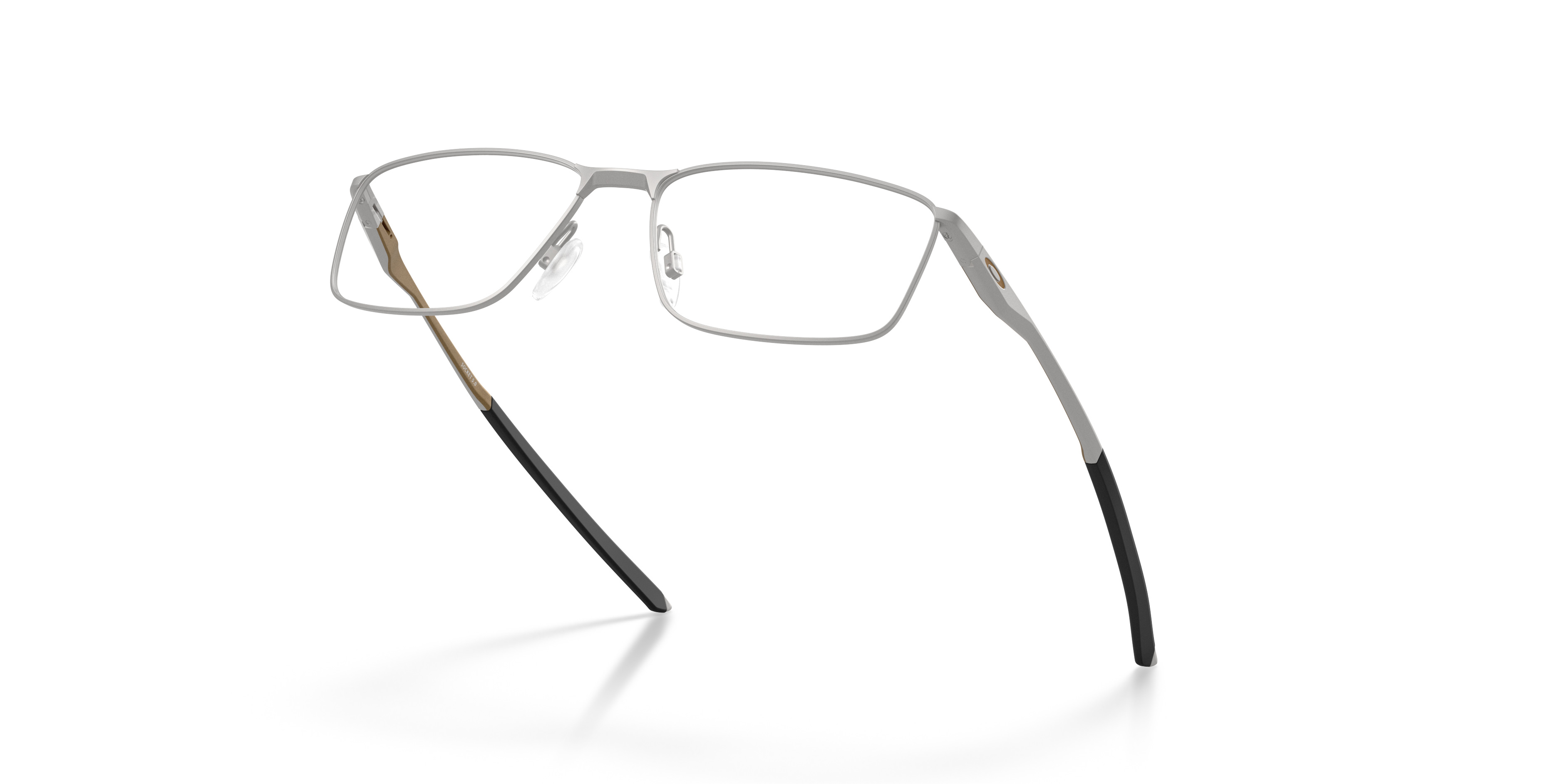 Oakley Socket 5.0 OX3217 in Titanium, angled view #Colour_Titanium