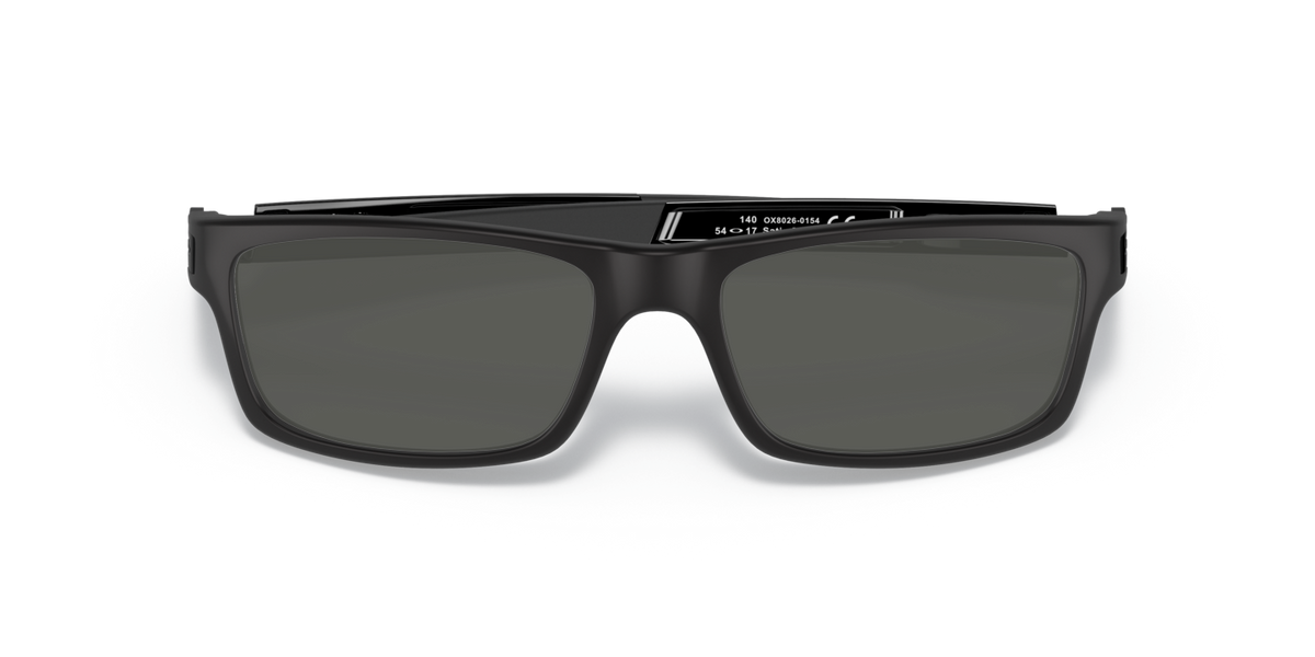 Oakley Currency OX8026 in Satin Black, angled view #Colour_Satin Black (802601)
