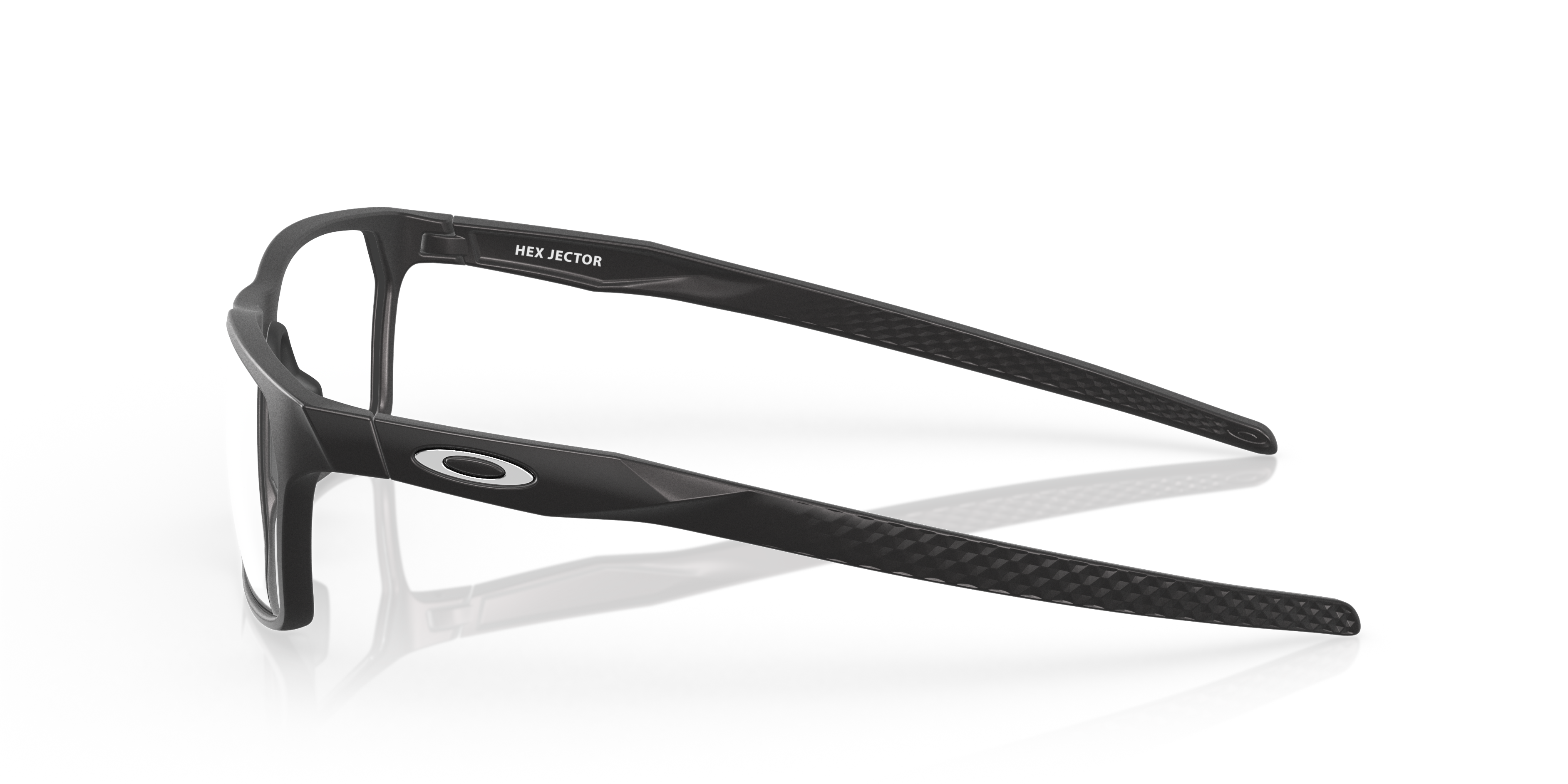 Oakley Hex Jector OX8032 in Satin Black, side view #Colour_Satin Black