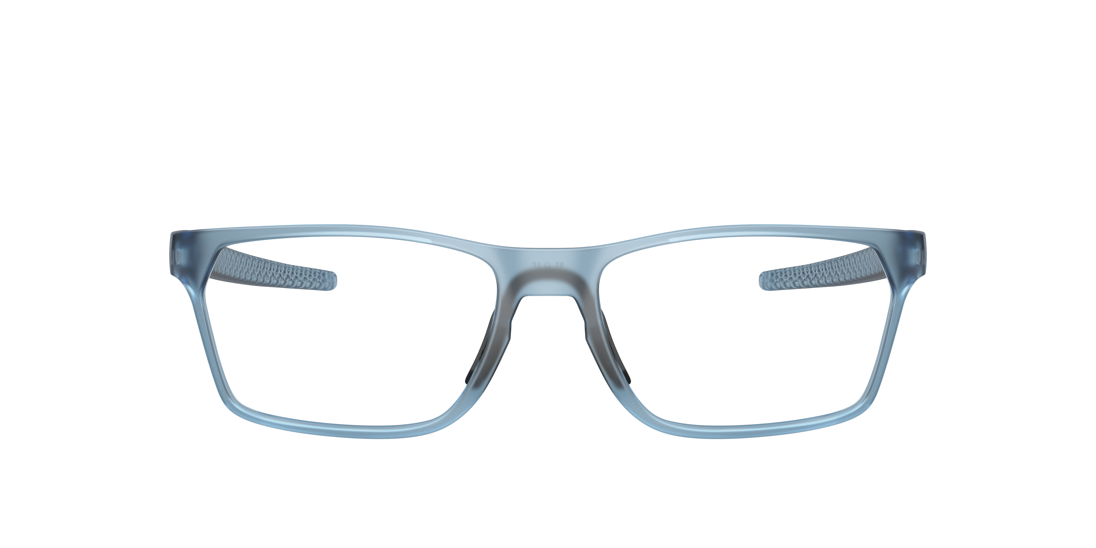 Oakley Hex Jector OX8032 in Matt Transparent Abyss, front view #Colour_Matt Transparent Abyss