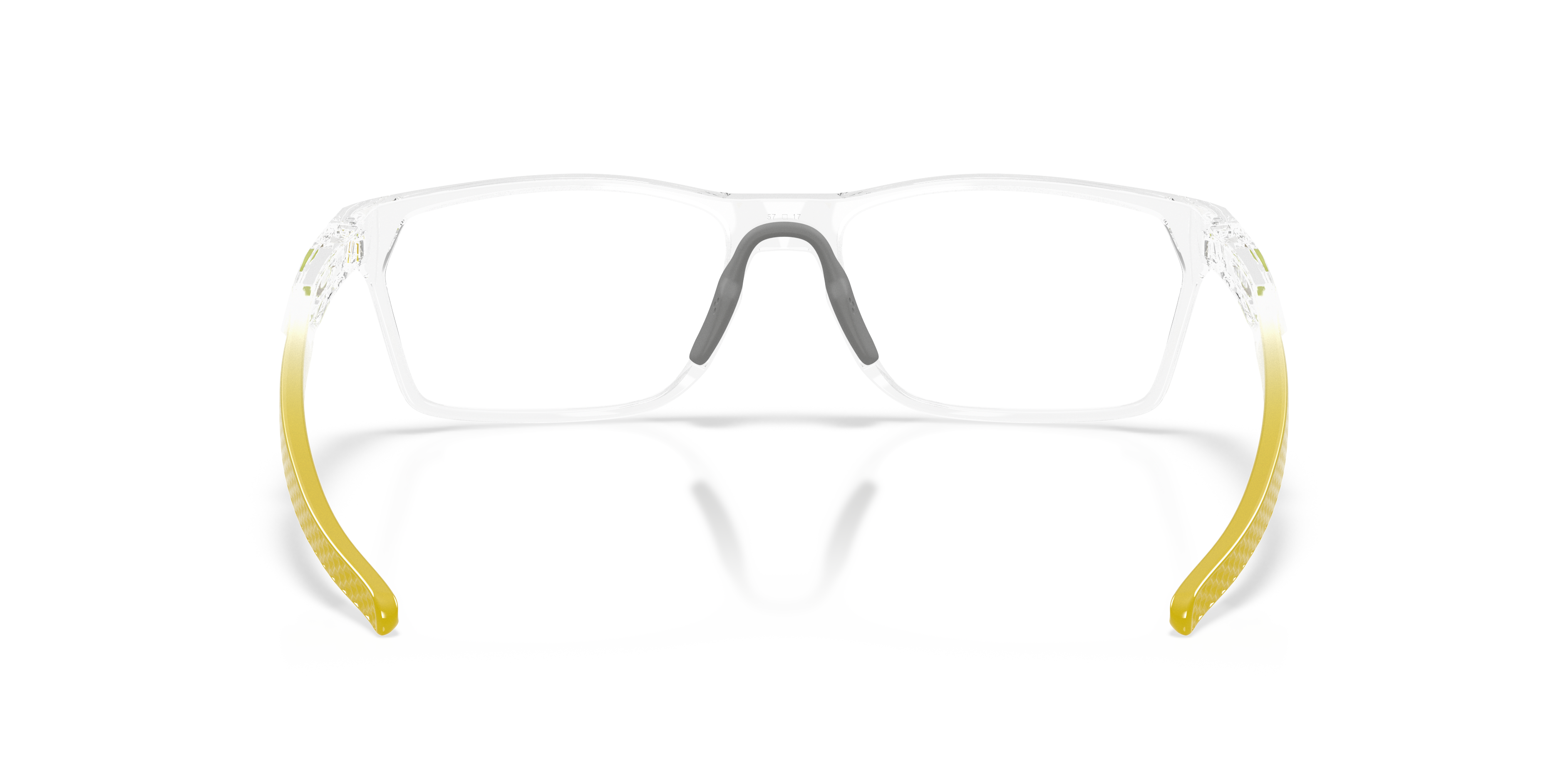 Oakley Hex Jector OX8032 in Polished Clear, back view #Colour_Polished Clear