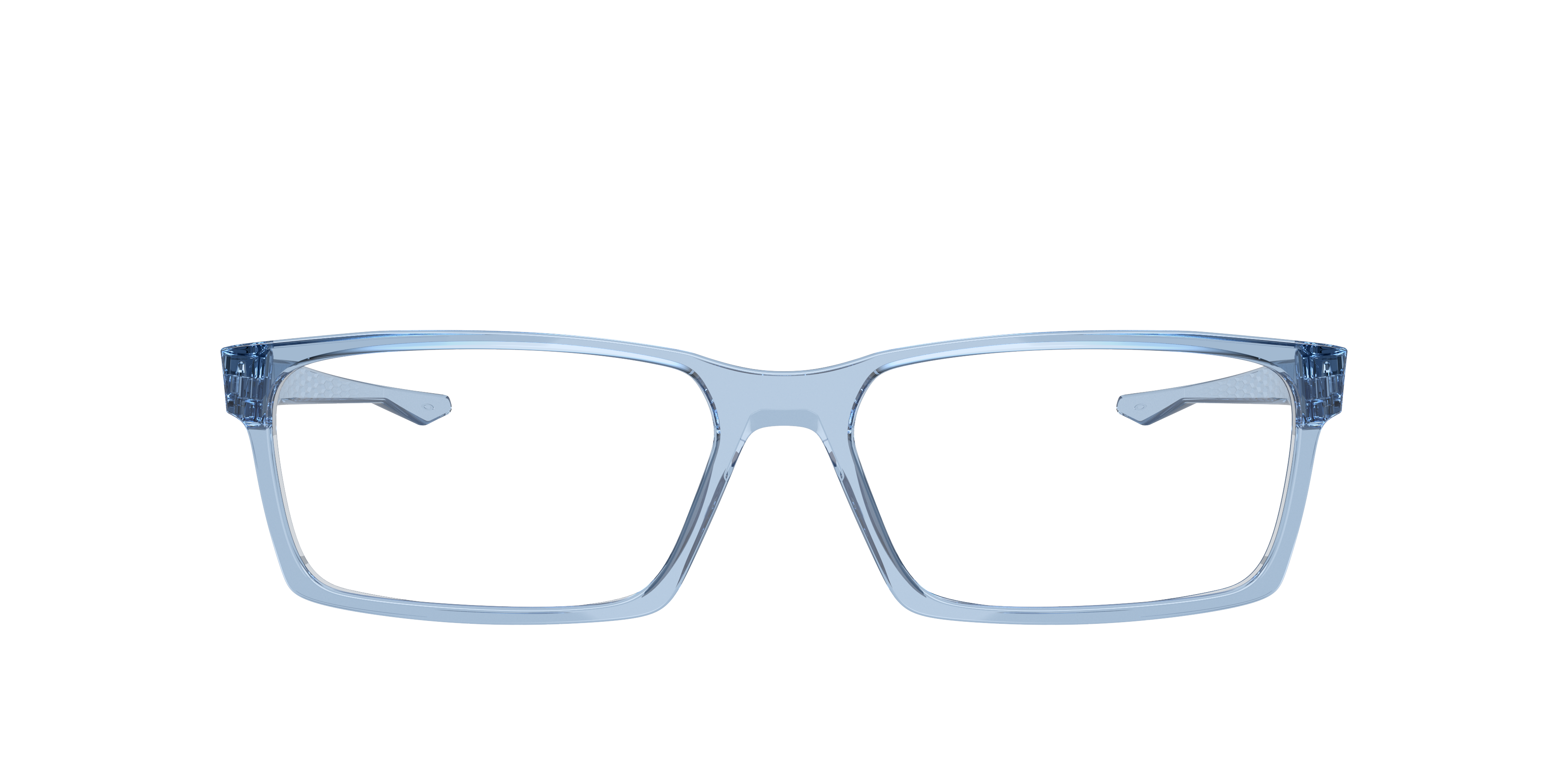 Oakley Overhead OX8060 in Transparent Blue, front view #Colour_Transparent Blue