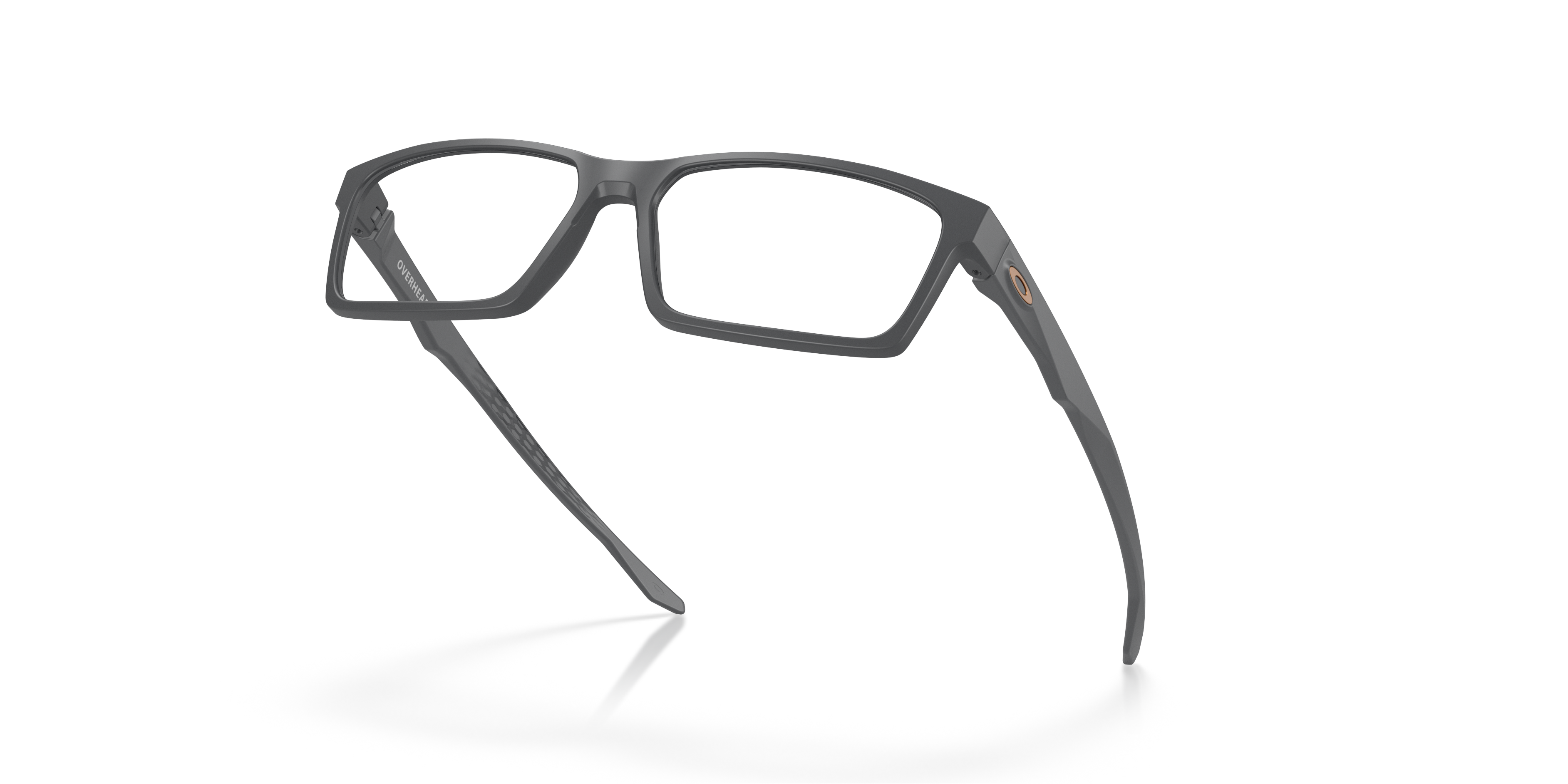 Oakley Overhead OX8060 in Matte Carbon, angled view #Colour_Matte Carbon