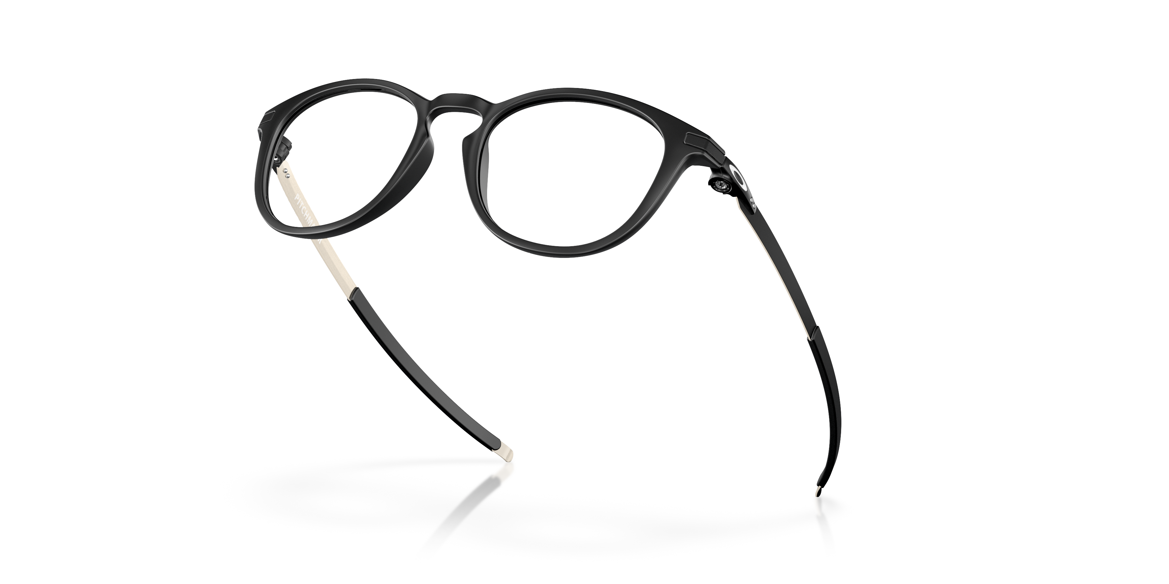 Oakley Pitchman R OX8105 in Satin Black (810501), angled view #Colour_Satin Black (810501)