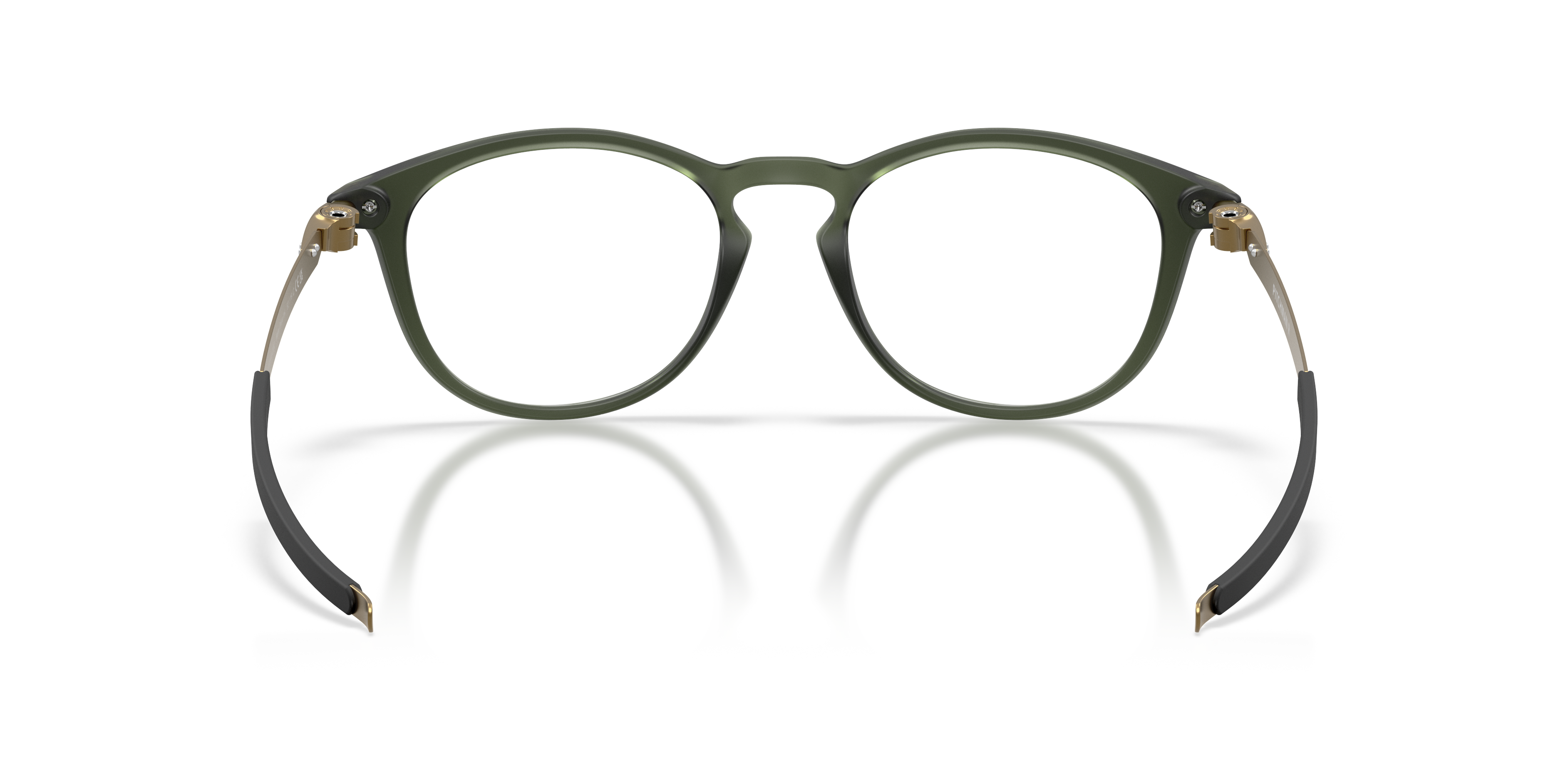 Oakley Pitchman R OX8105 in Matte Olive Ink, back view #Colour_Matte Olive Ink