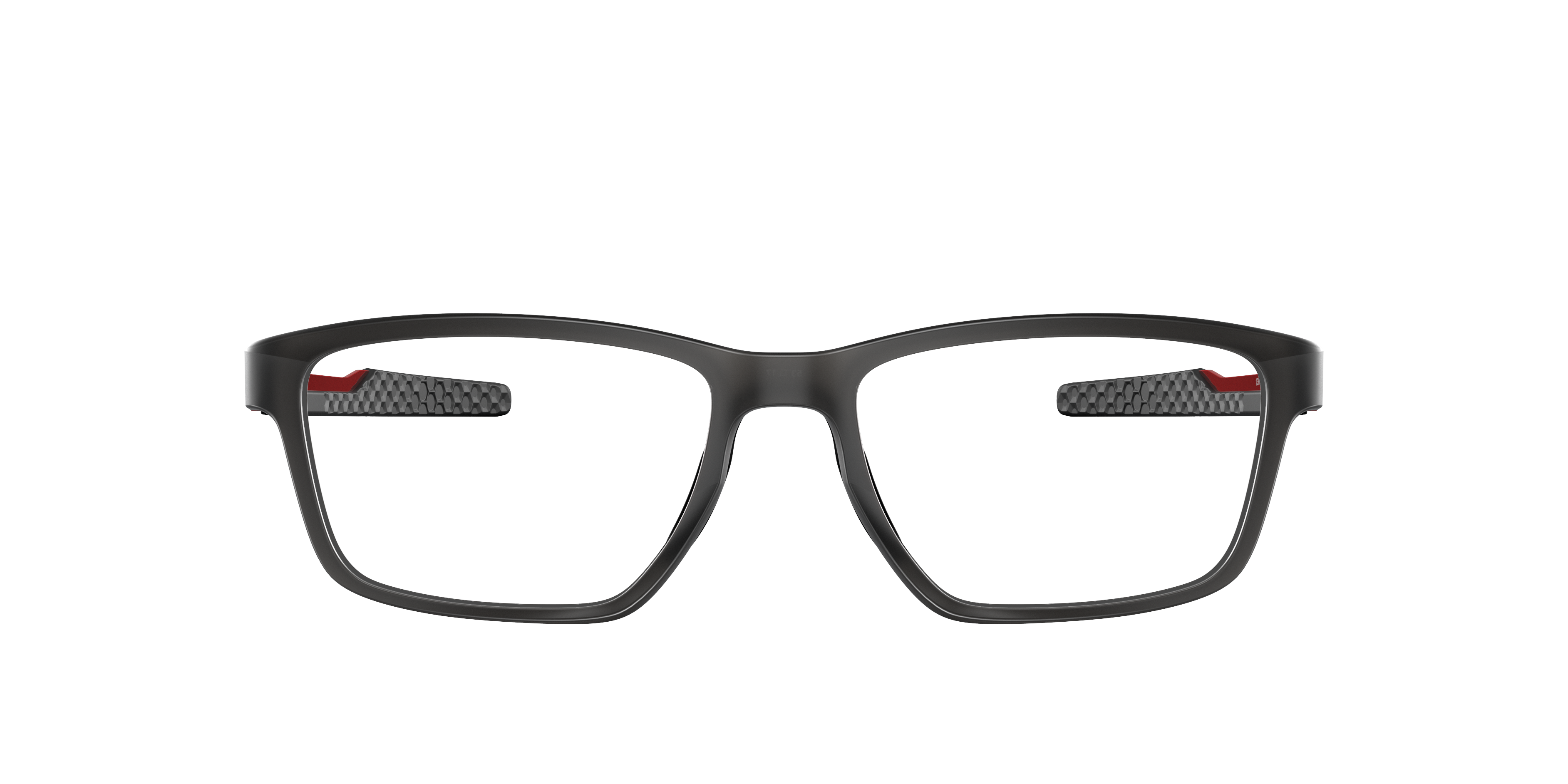 Oakley Metalink OX8153 in Satin Grey Smoke, front view #Colour_Satin Grey Smoke