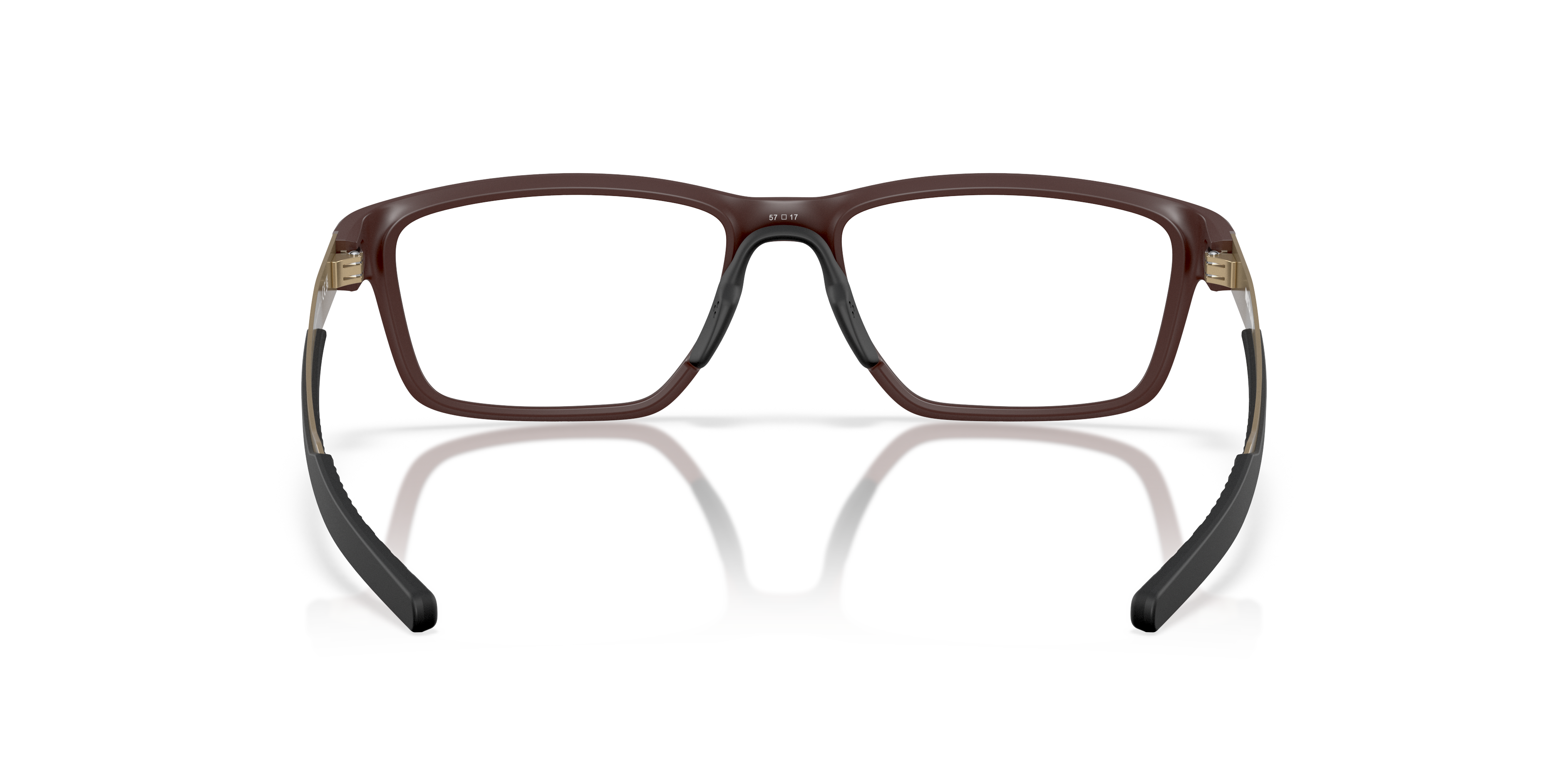 Oakley Metalink OX8153 in Matte Grenache, back view #Colour_Matte Grenache