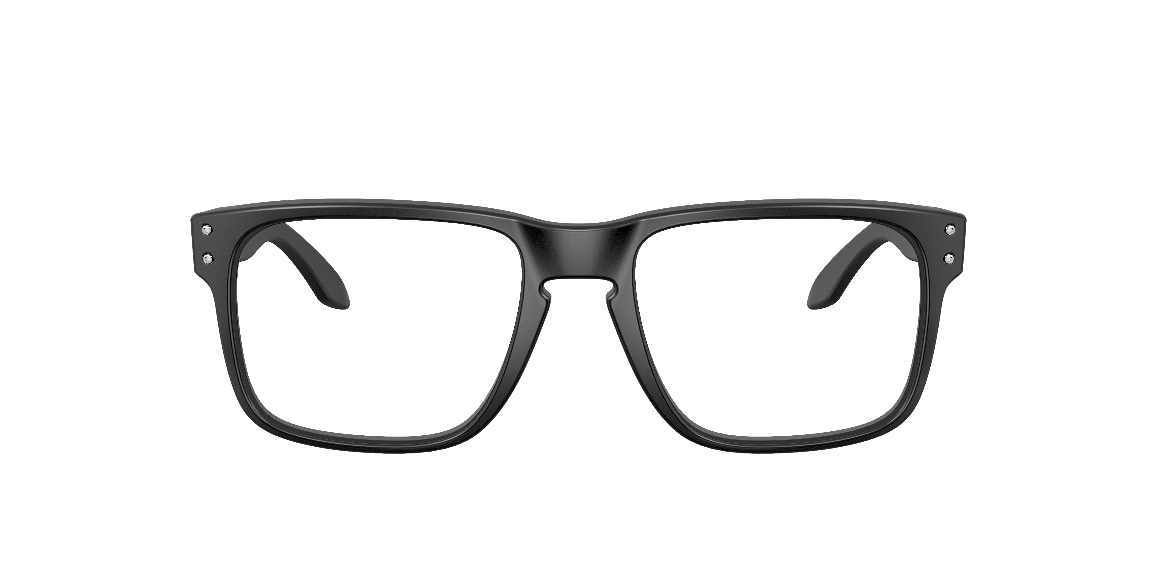 Oakley Holbrook RX OX8156 in Satin Black (815601), front view #Colour_Satin Black (815601)