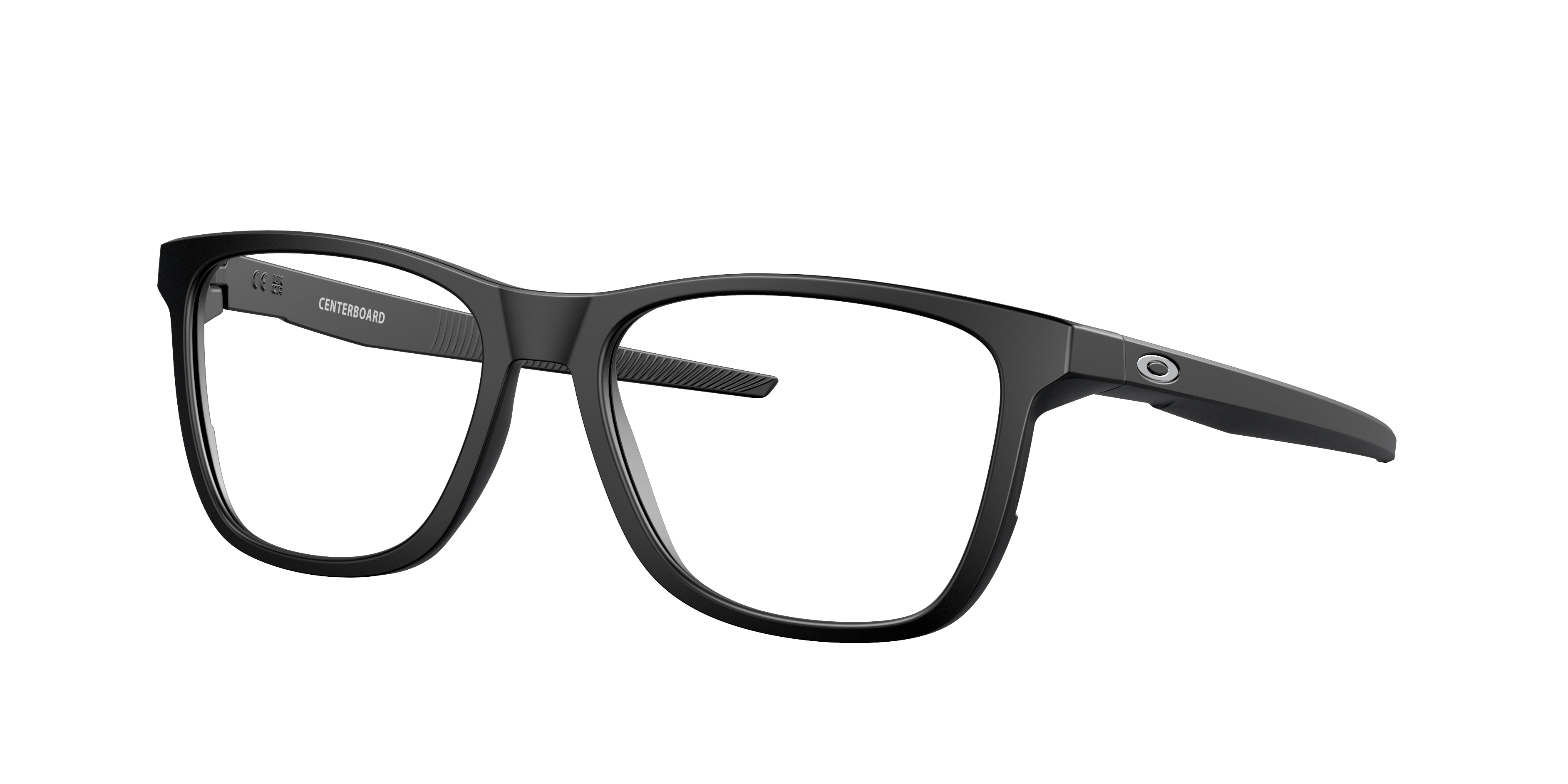 Oakley Centerboard OX8163 in Satin Black, three-quarter view #Colour_Satin Black
