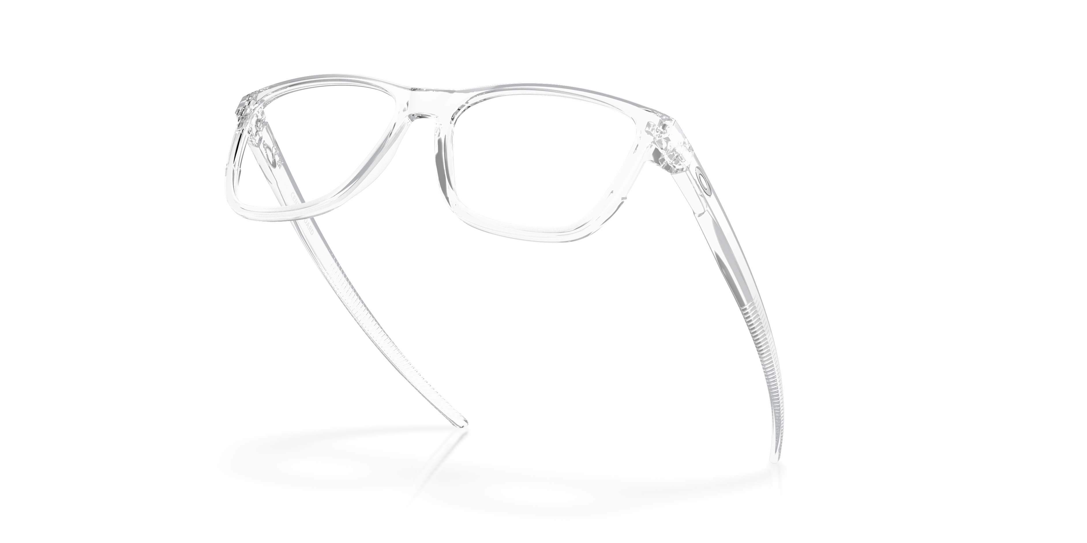 Oakley Centerboard OX8163 in Polished Clear, angled view #Colour_Polished Clear
