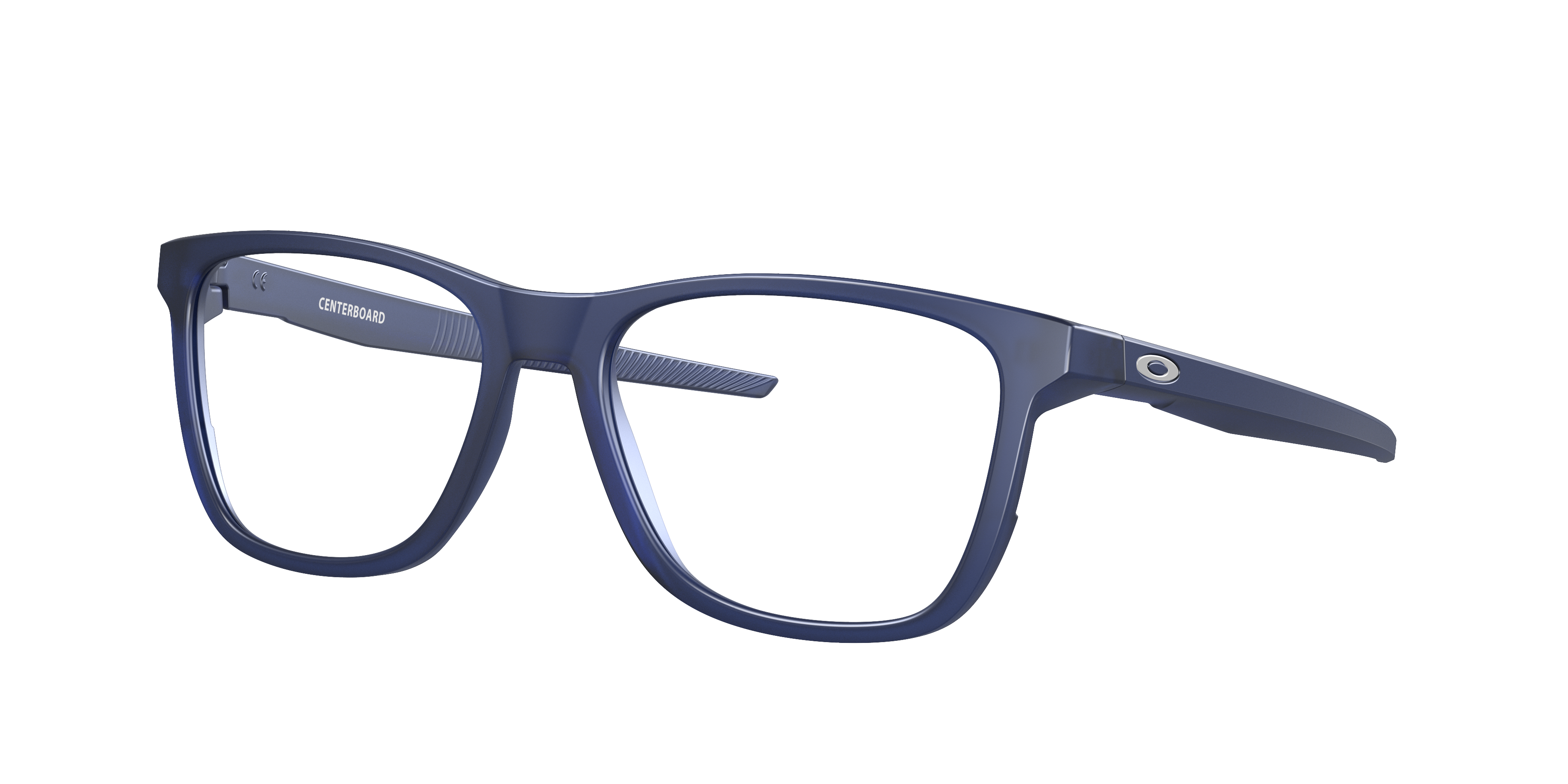 Oakley Centerboard OX8163 in Matte Translucent Blue, three-quarter view #Colour_Matte Translucent Blue