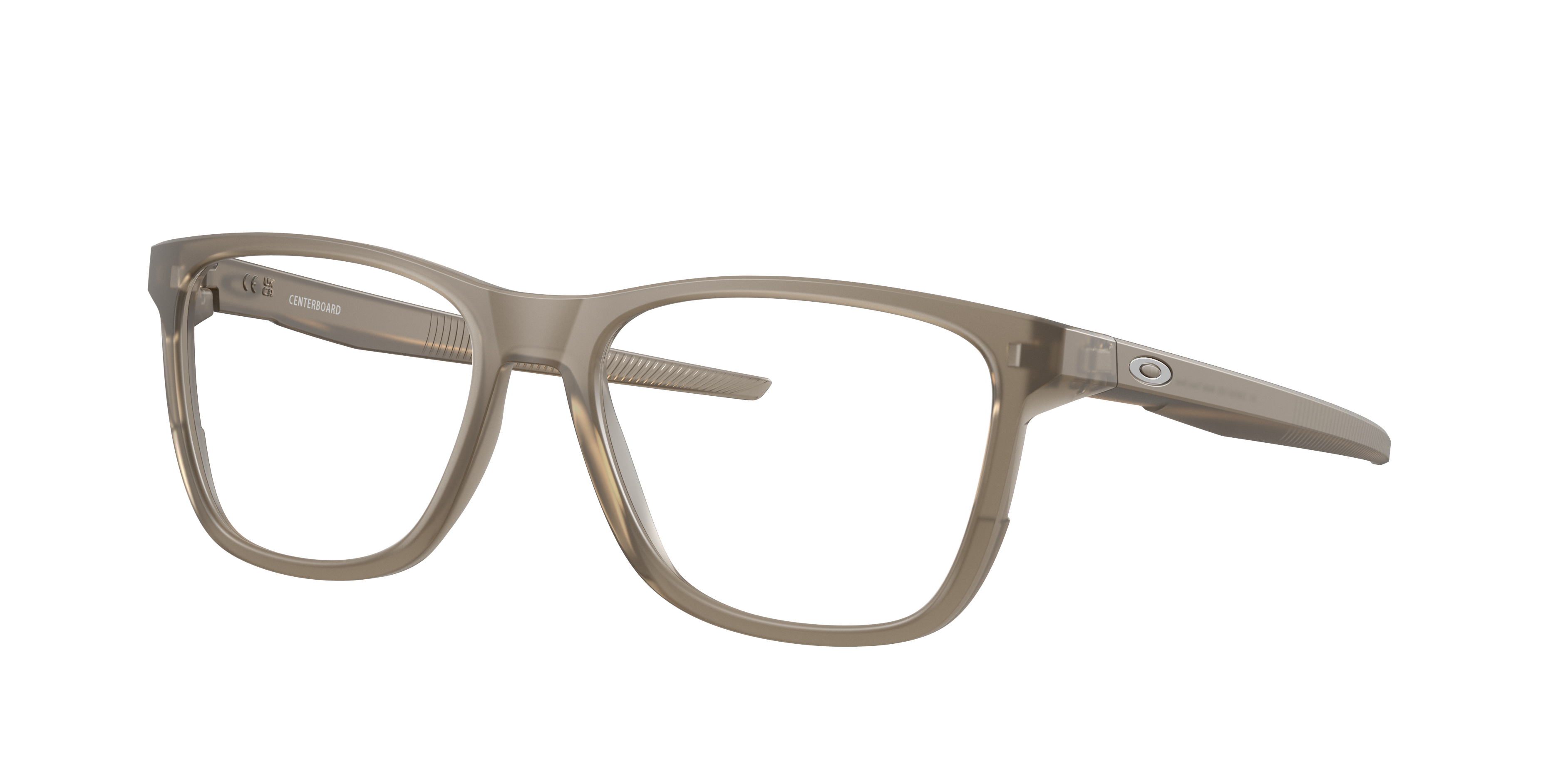 Oakley Centerboard OX8163 in Transparent Sand, three-quarter view #Colour_Transparent Sand