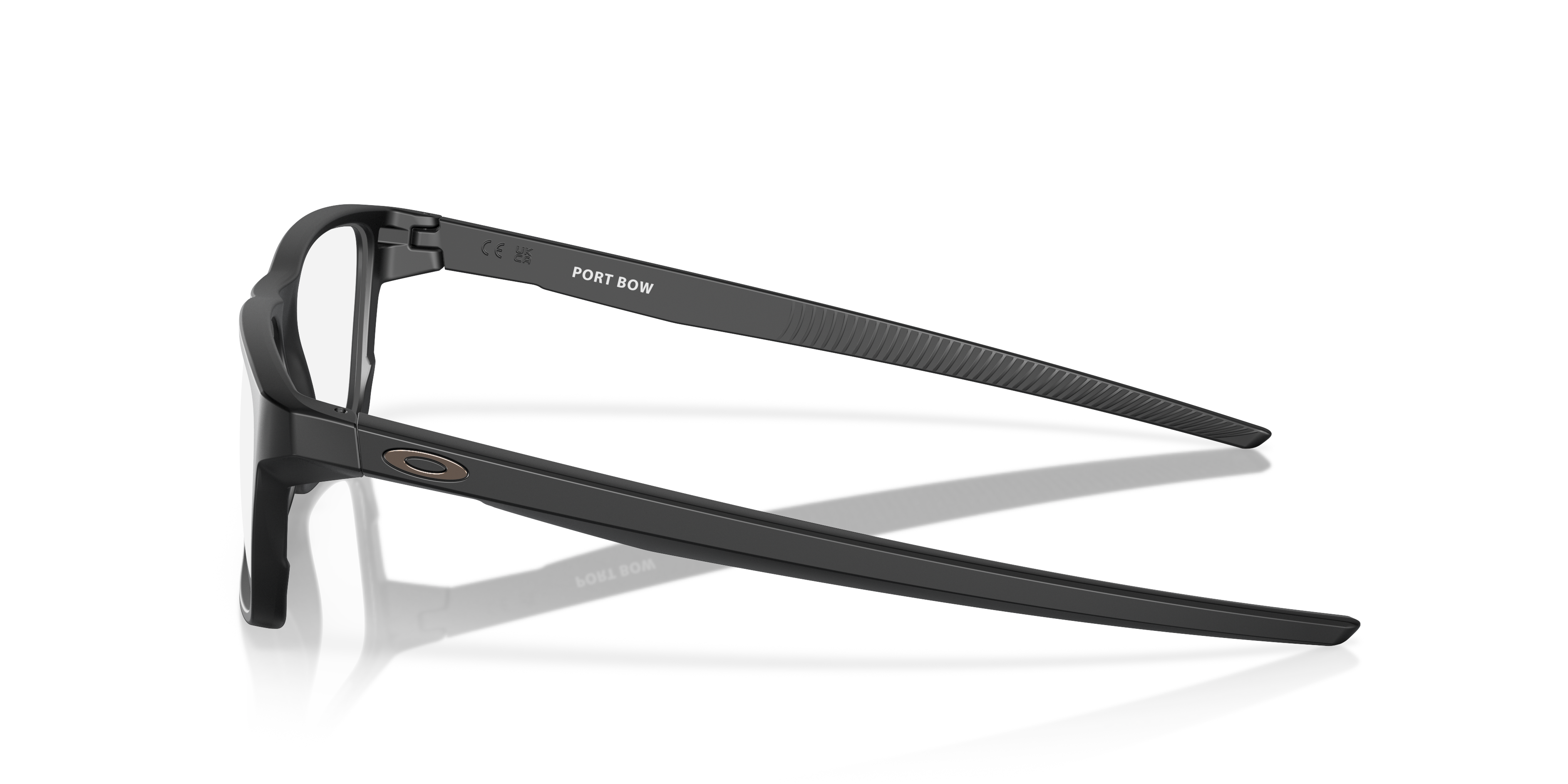 Oakley Port Bow OX8164 in Satin Black (816401), side view #Colour_Satin Black (816401)