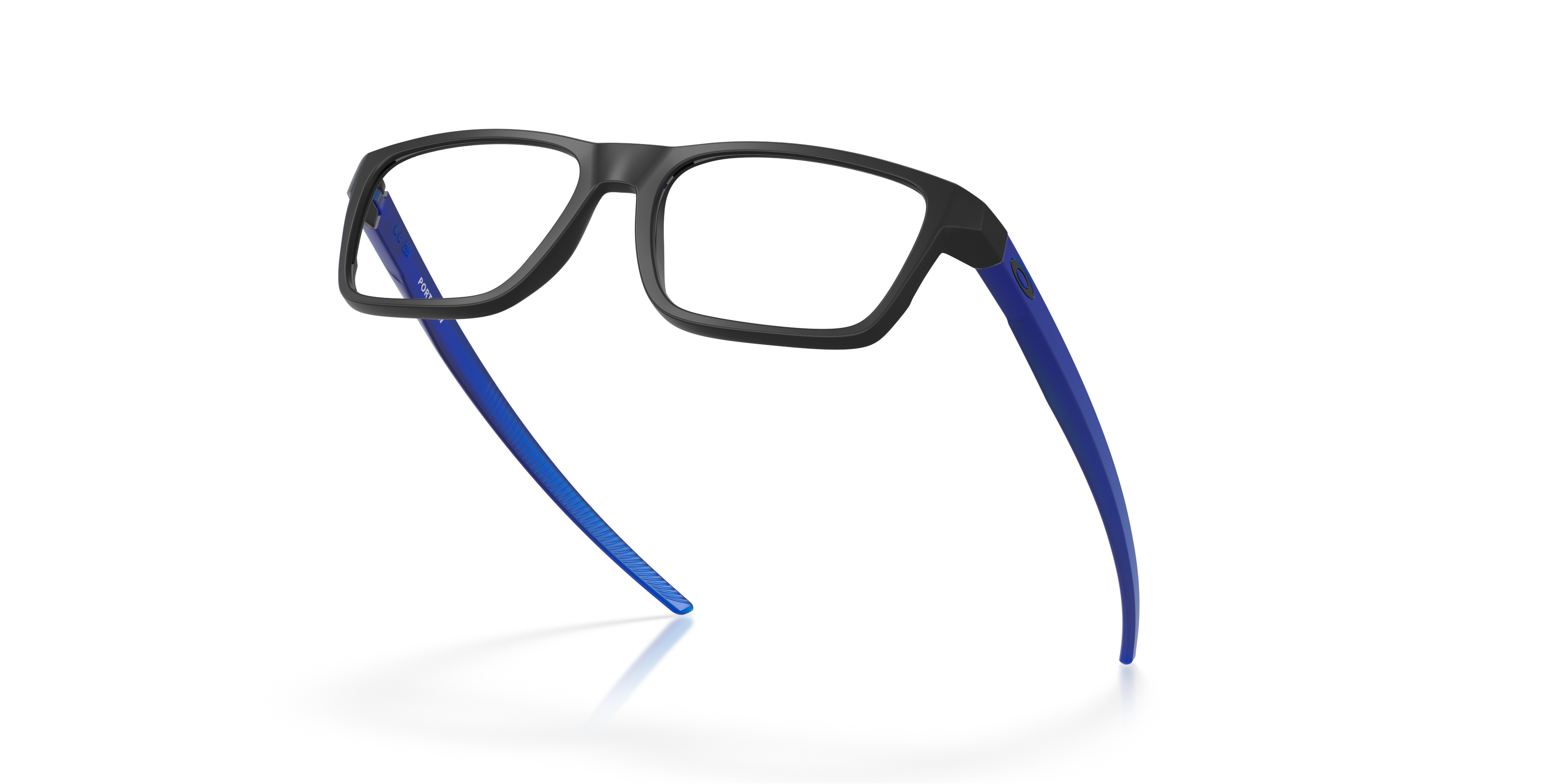 Oakley Port Bow OX8164 in Satin Black (816408), angled view #Colour_Satin Black (816408)