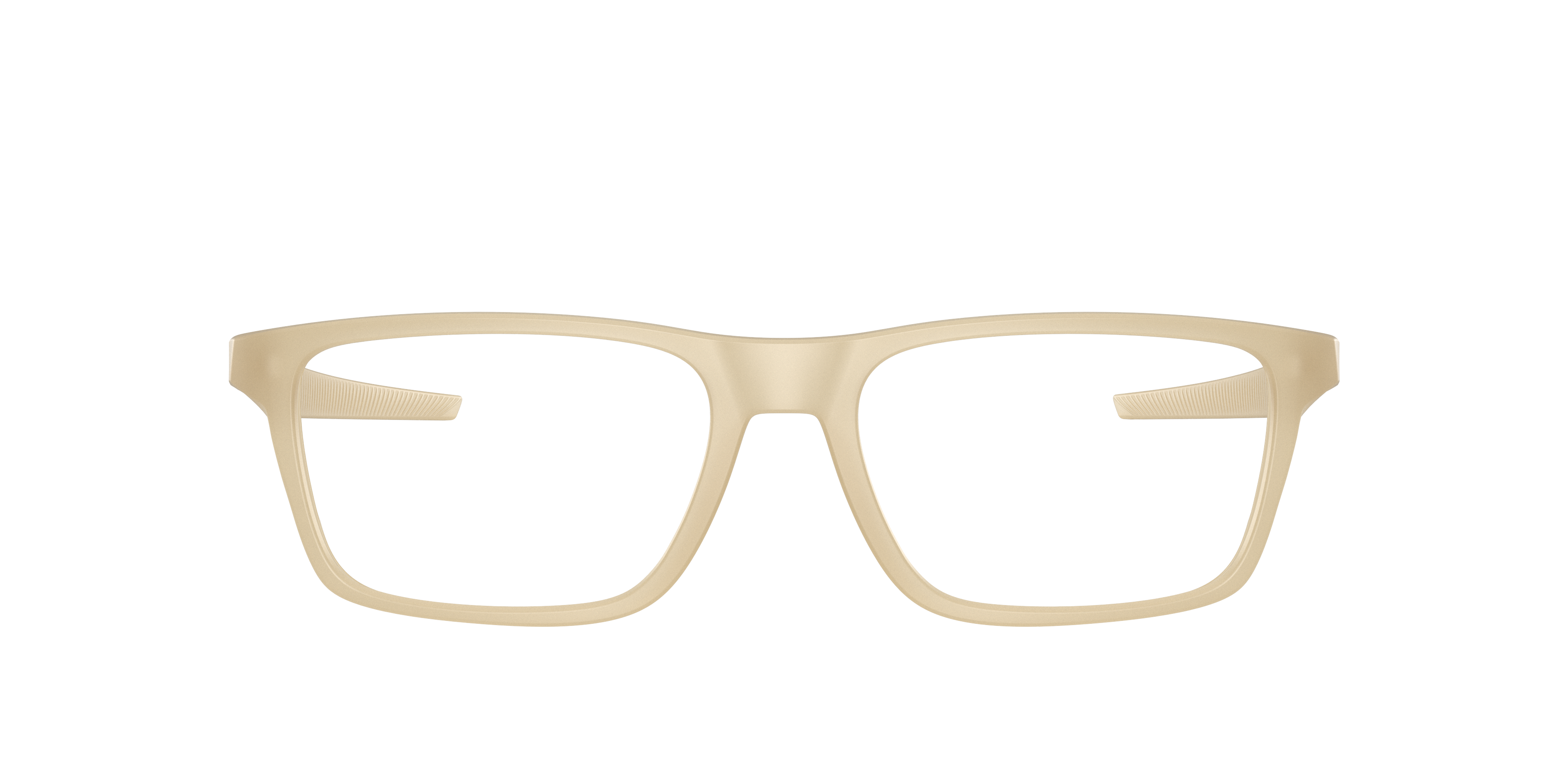 Oakley Port Bow OX8164 in Transparent Sandstorm, front view #Colour_Transparent Sandstorm