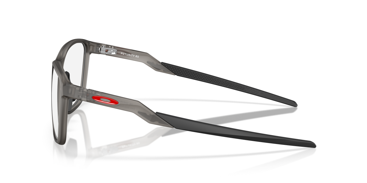 Oakley Futurity RS OX8186 in Satin Grey Smoke, side view #Colour_Satin Grey Smoke (818602)