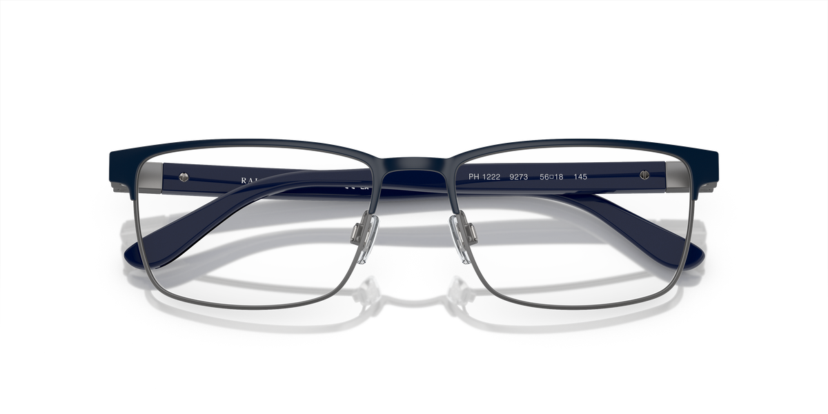 Polo by Ralph Lauren PH1222 in Semi-Shiny Gunmetal, front detail view #Colour_Semi-Shiny Gunmetal (9273)