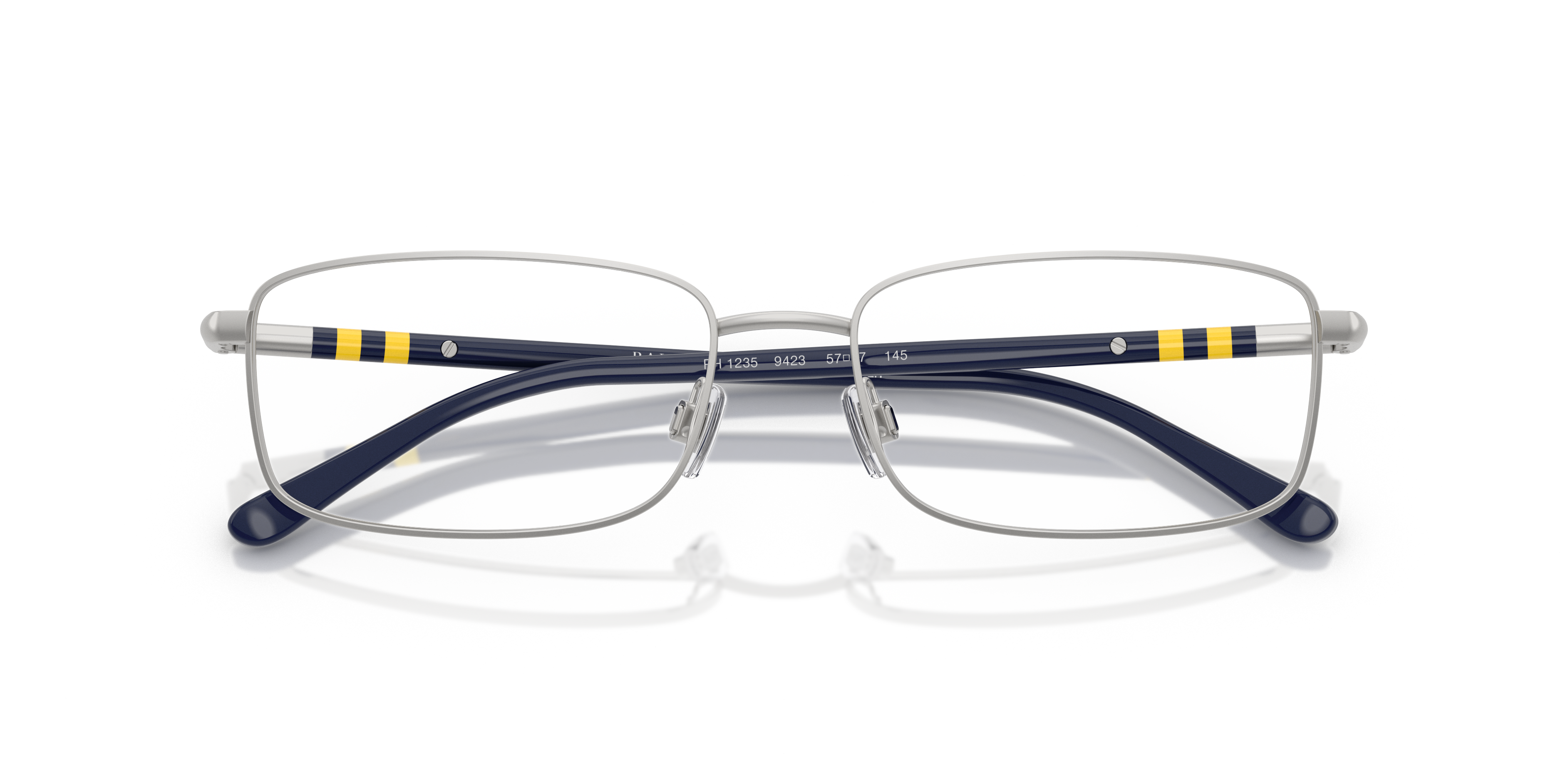Polo by Ralph Lauren PH1235 - Semishiny Silver, front detail view #Colour_Semishiny Silver