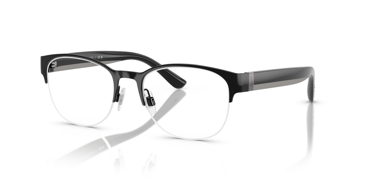 Polo by Ralph Lauren PH1238 in Shiny Black, three-quarter view #Colour_Shiny Black (9223)