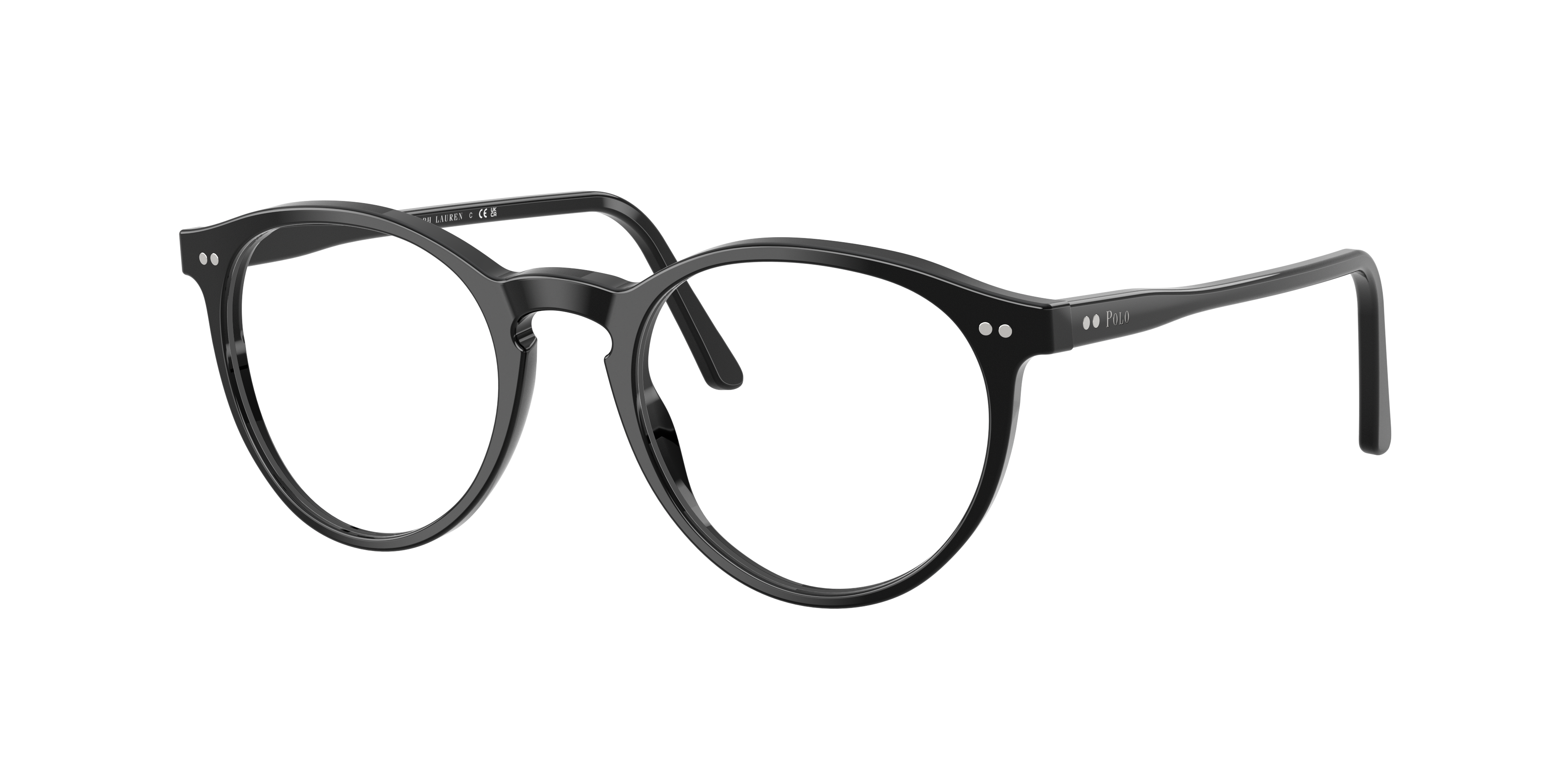 Polo by Ralph Lauren PH2083 - Shiny Black, three-quarter view #Colour_Shiny Black