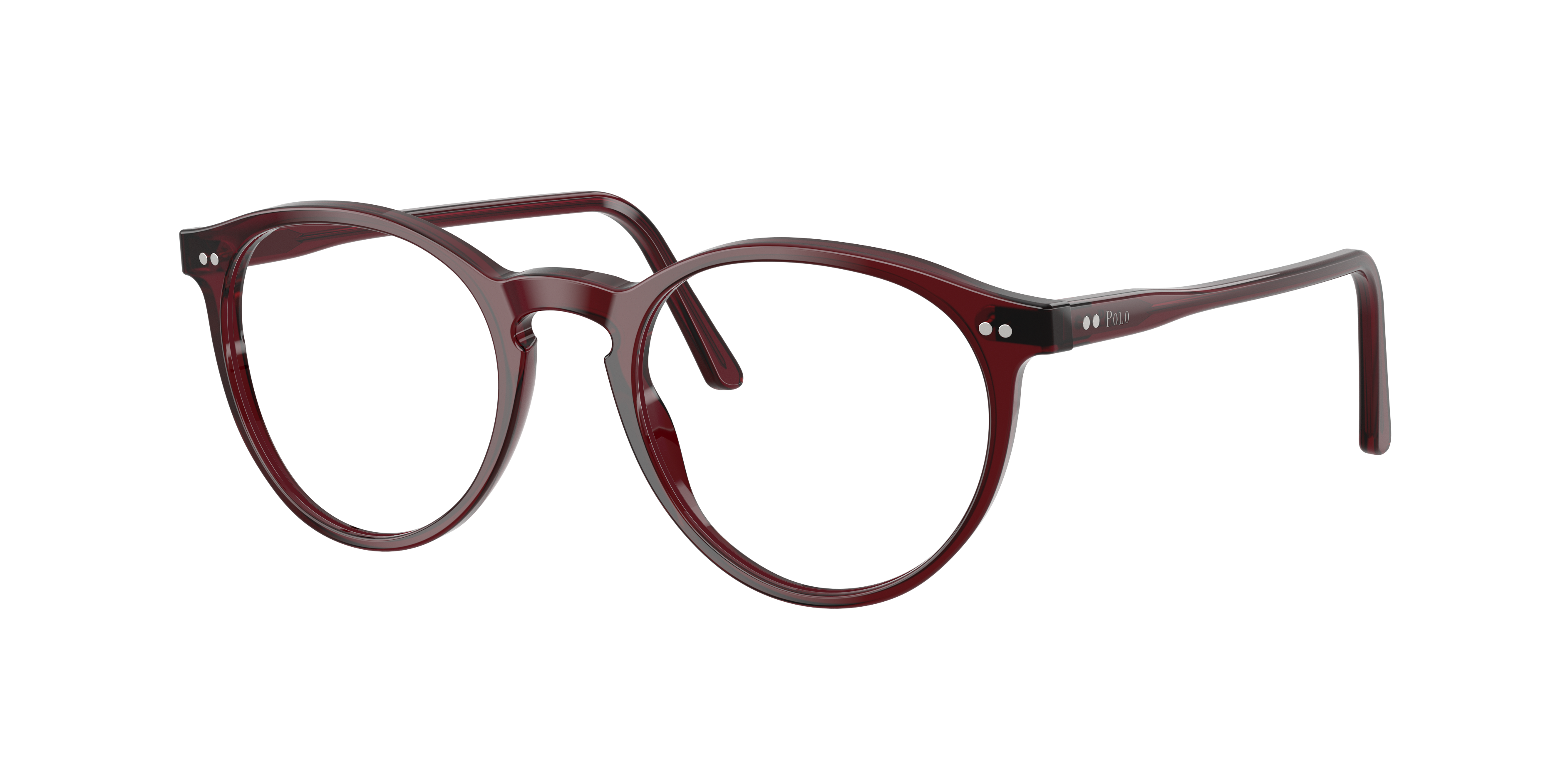 Polo by Ralph Lauren PH2083 - Shiny Opal Red, three-quarter view #Colour_Shiny Opal Red