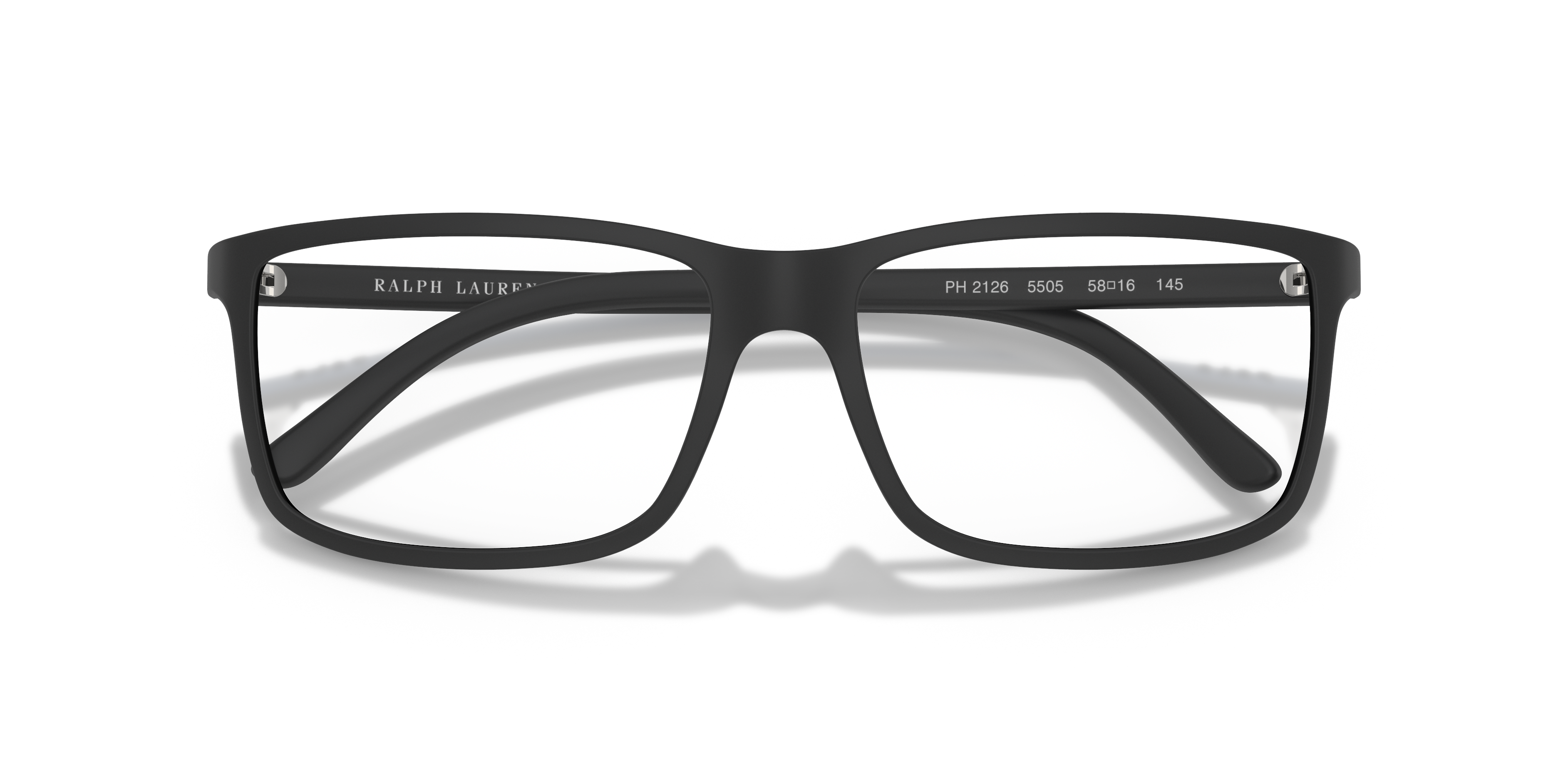 Polo by Ralph Lauren PH2126 - Matte Black (5505), front detail view #Colour_Matte Black (5505)
