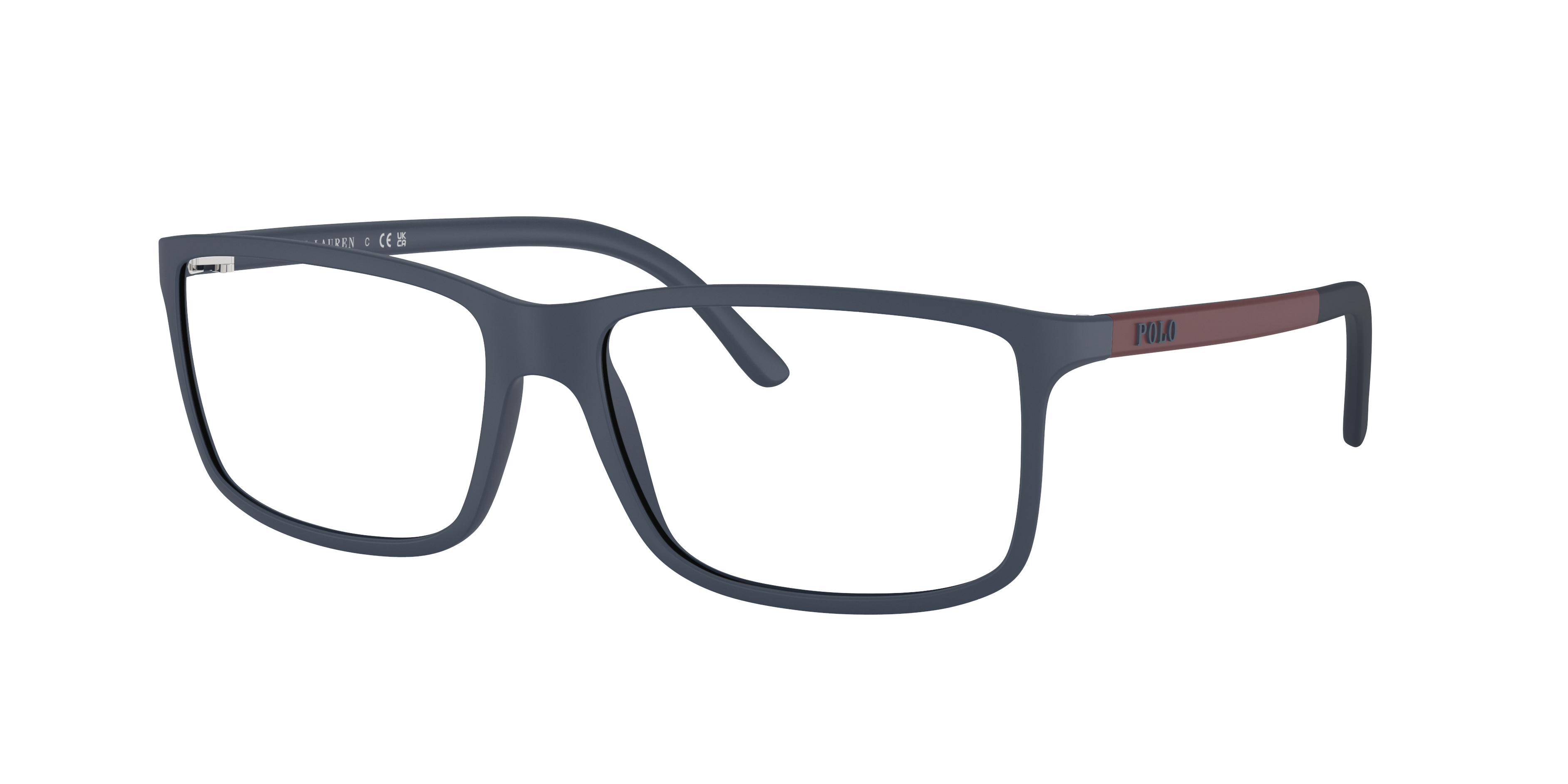Polo by Ralph Lauren PH2126 - Matte Navy Blue, three-quarter view #Colour_Matte Navy Blue