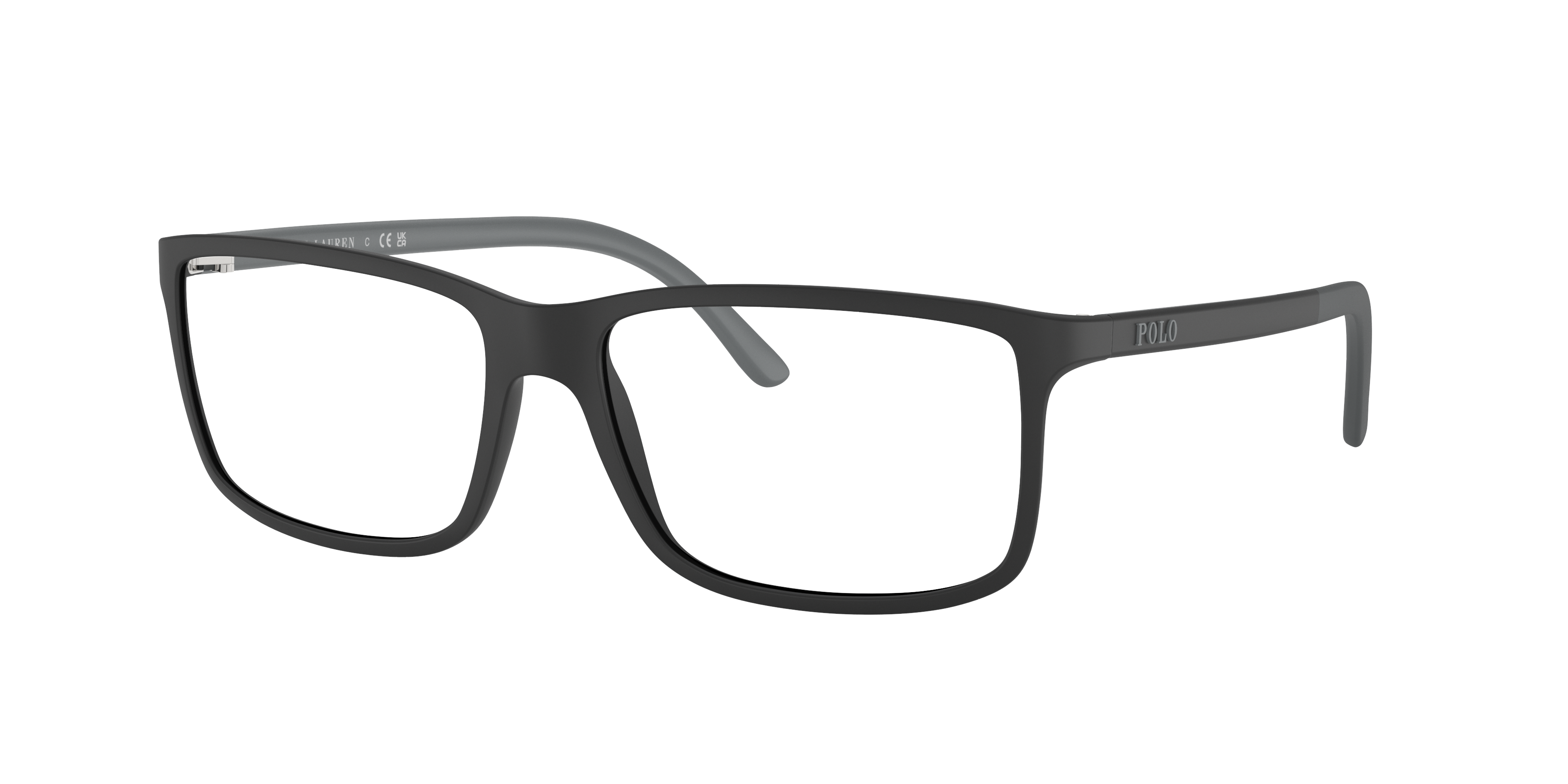 Polo by Ralph Lauren PH2126 - Matte Black (5534), three-quarter view #Colour_Matte Black (5534)
