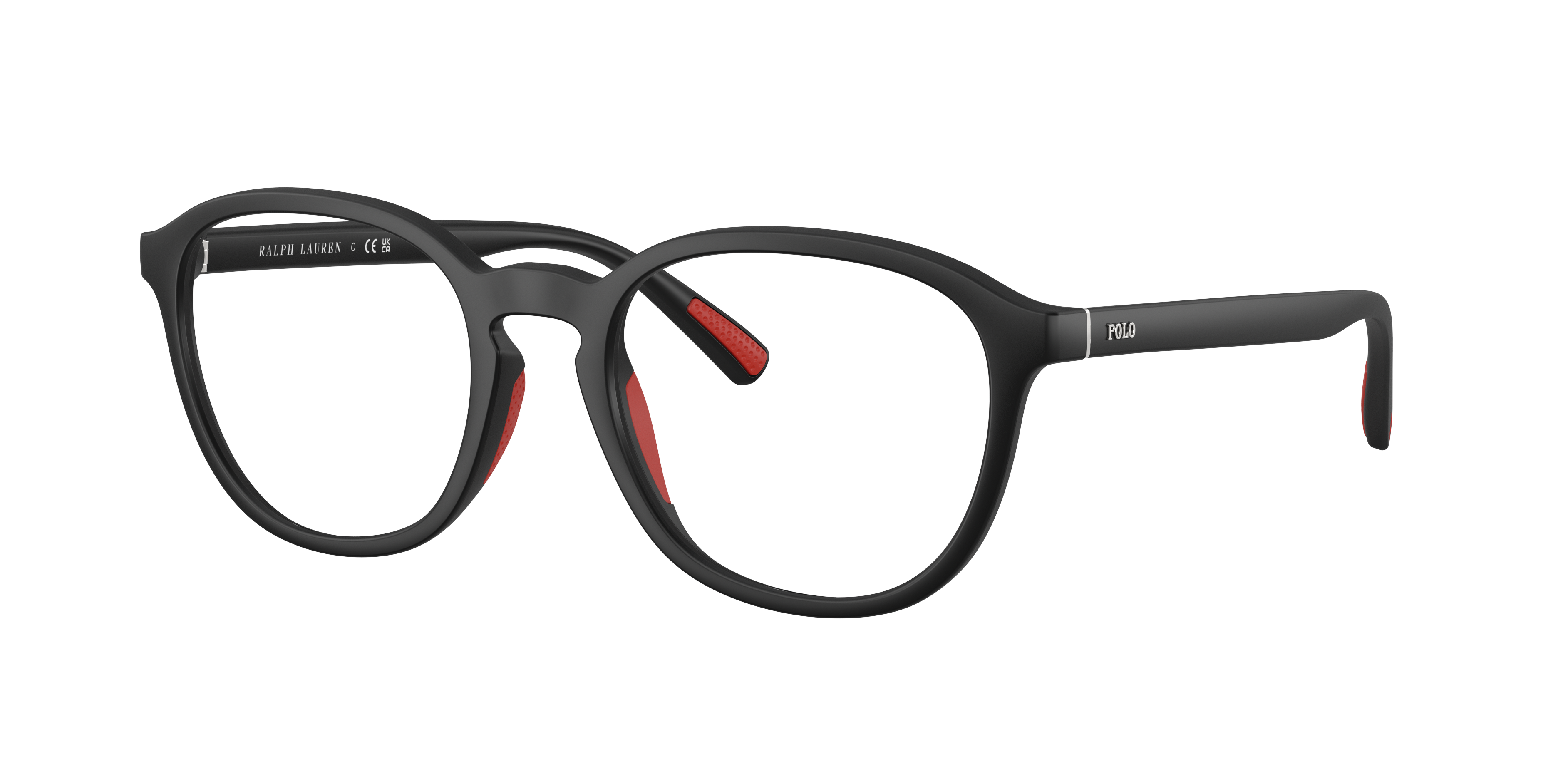 Polo by Ralph Lauren PH2292U - Matte Black, three-quarter view #Colour_Matte Black