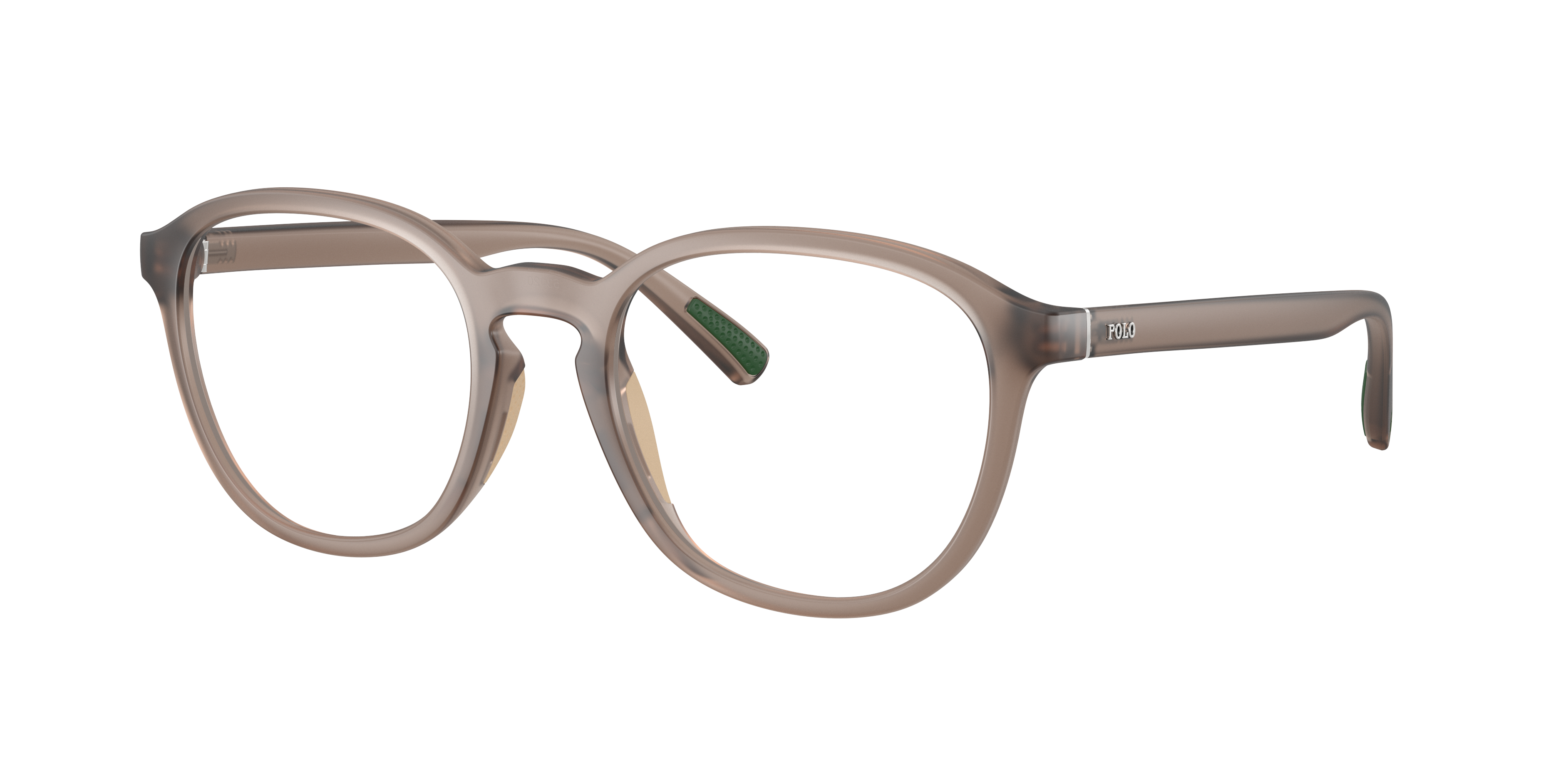 Polo by Ralph Lauren PH2292U - Matte Transparent Brown, three-quarter view #Colour_Matte Transparent Brown