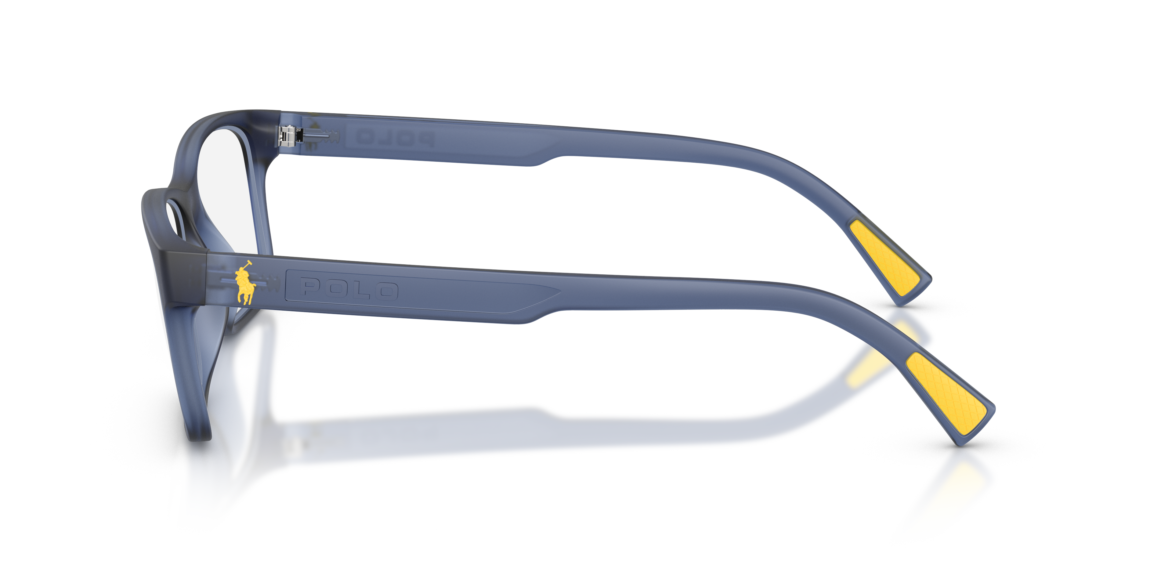 Polo by Ralph Lauren PH2301U - Matte Transparent Navy, side view #Colour_Matte Transparent Navy