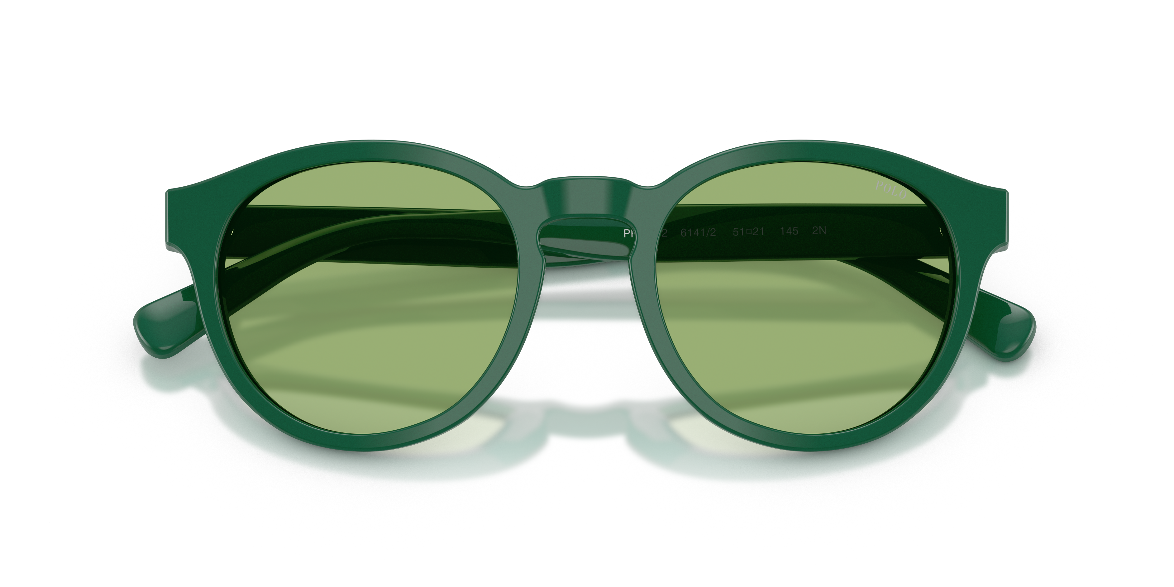 Polo by Ralph Lauren PH4192 - Shiny Dark Green, front detail view #Colour_Shiny Dark Green