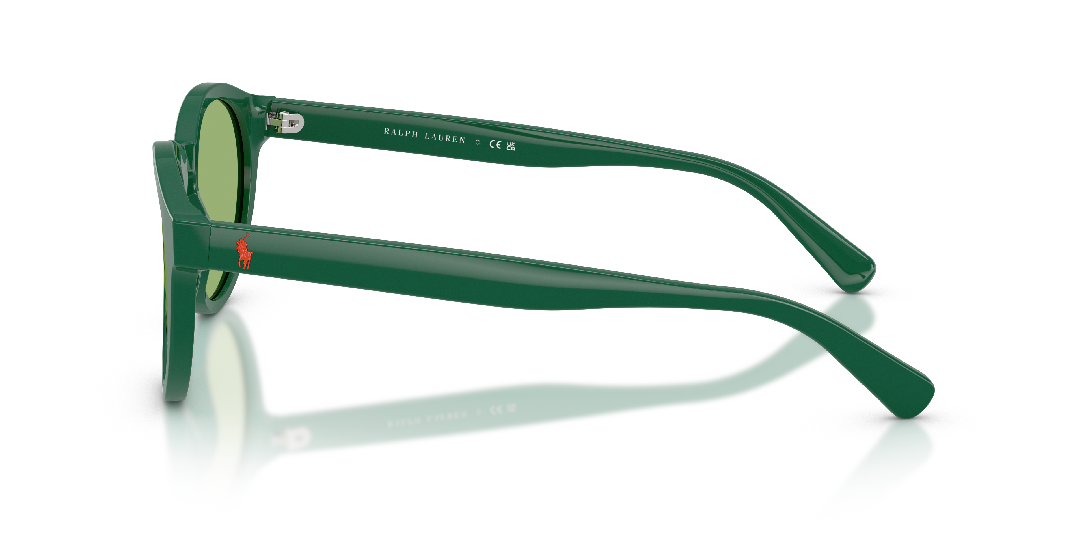 Polo by Ralph Lauren PH4192 - Shiny Dark Green, side view #Colour_Shiny Dark Green