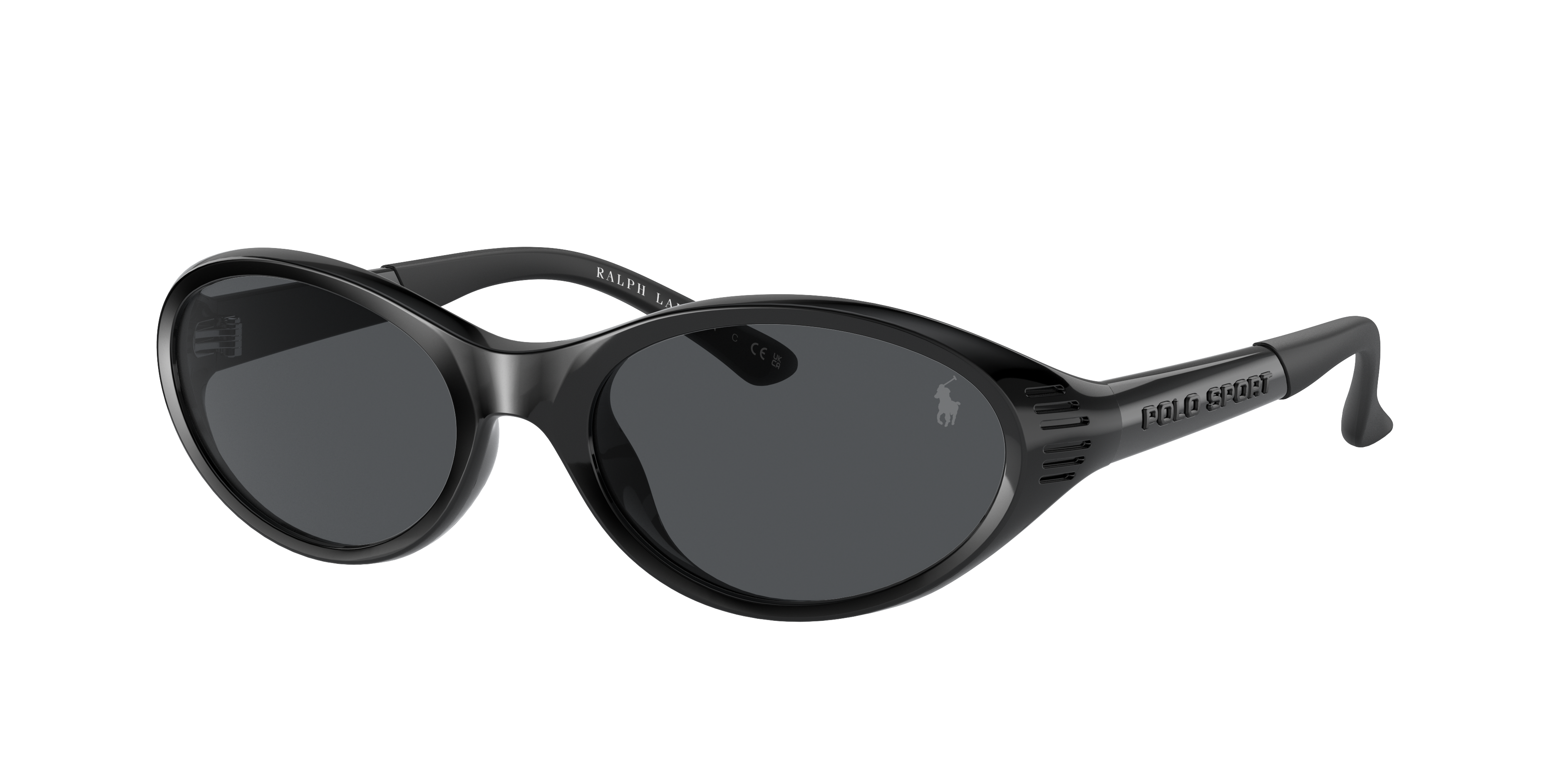 Polo by Ralph Lauren PH4197U - Matte Black, three-quarter view #Colour_Matte Black