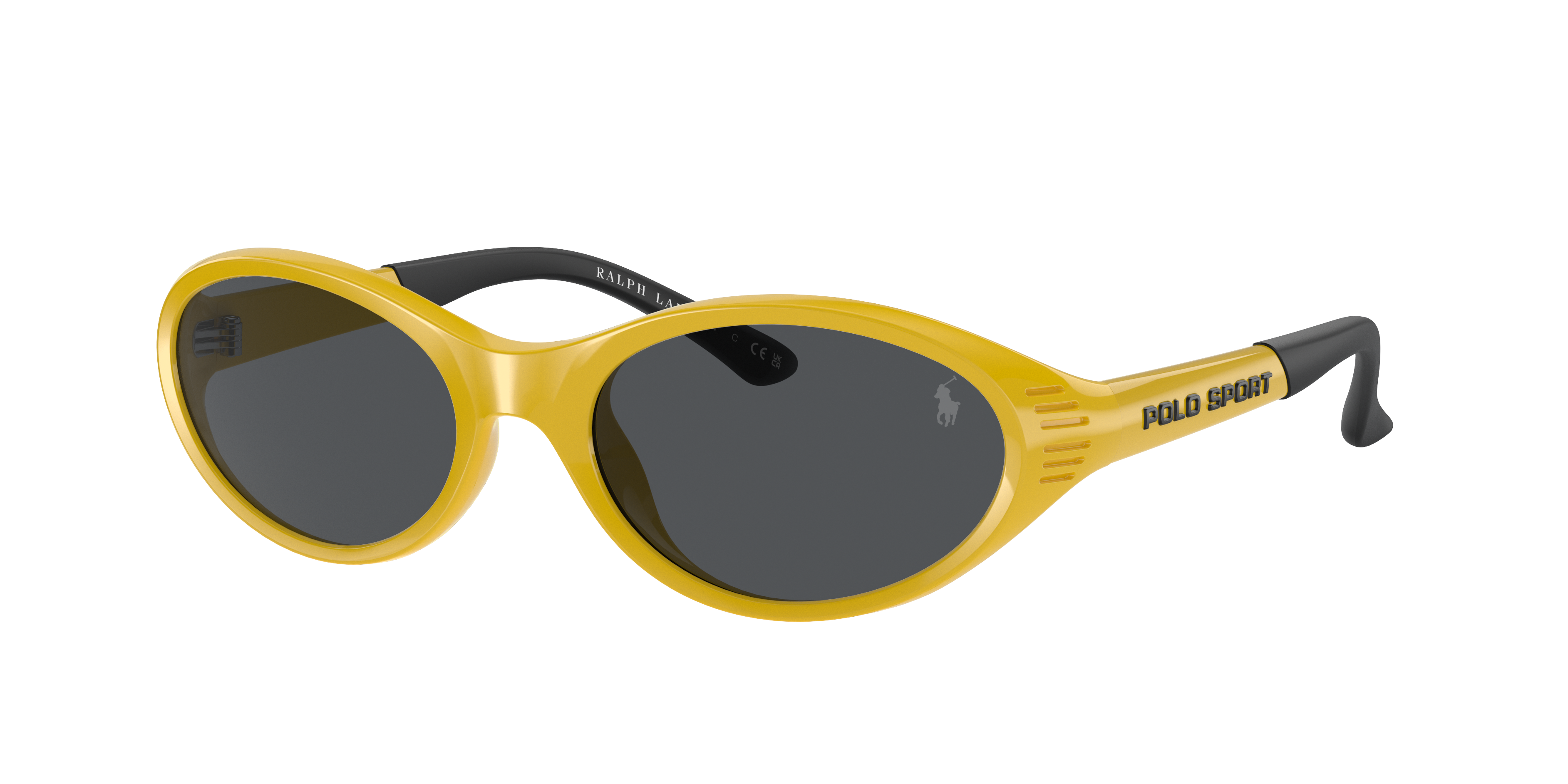 Polo by Ralph Lauren PH4197U - Shiny Yellow, three-quarter view #Colour_Shiny Yellow
