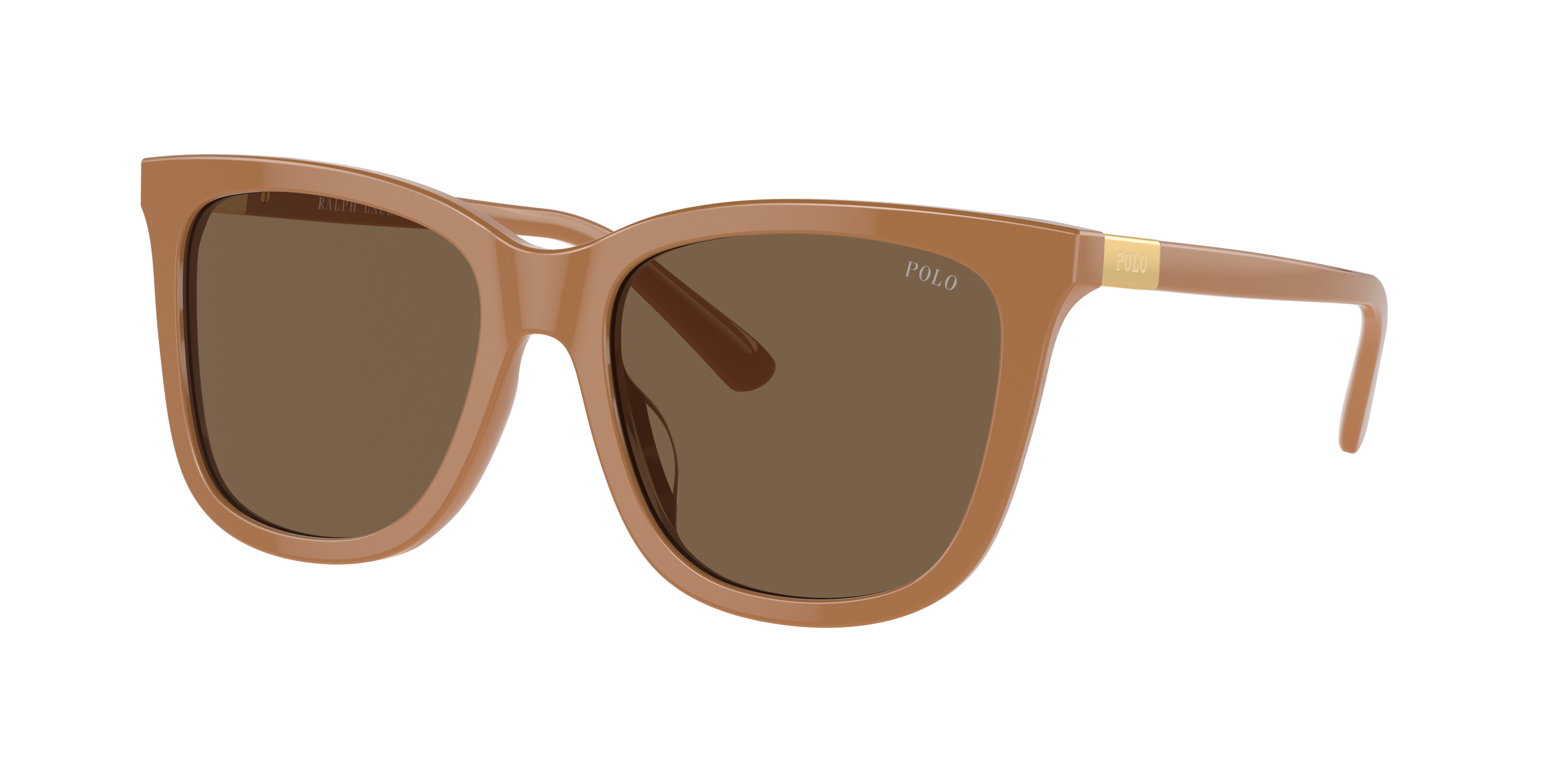 Polo by Ralph Lauren PH4201U - Shiny Brown, three-quarter view #Colour_Shiny Brown