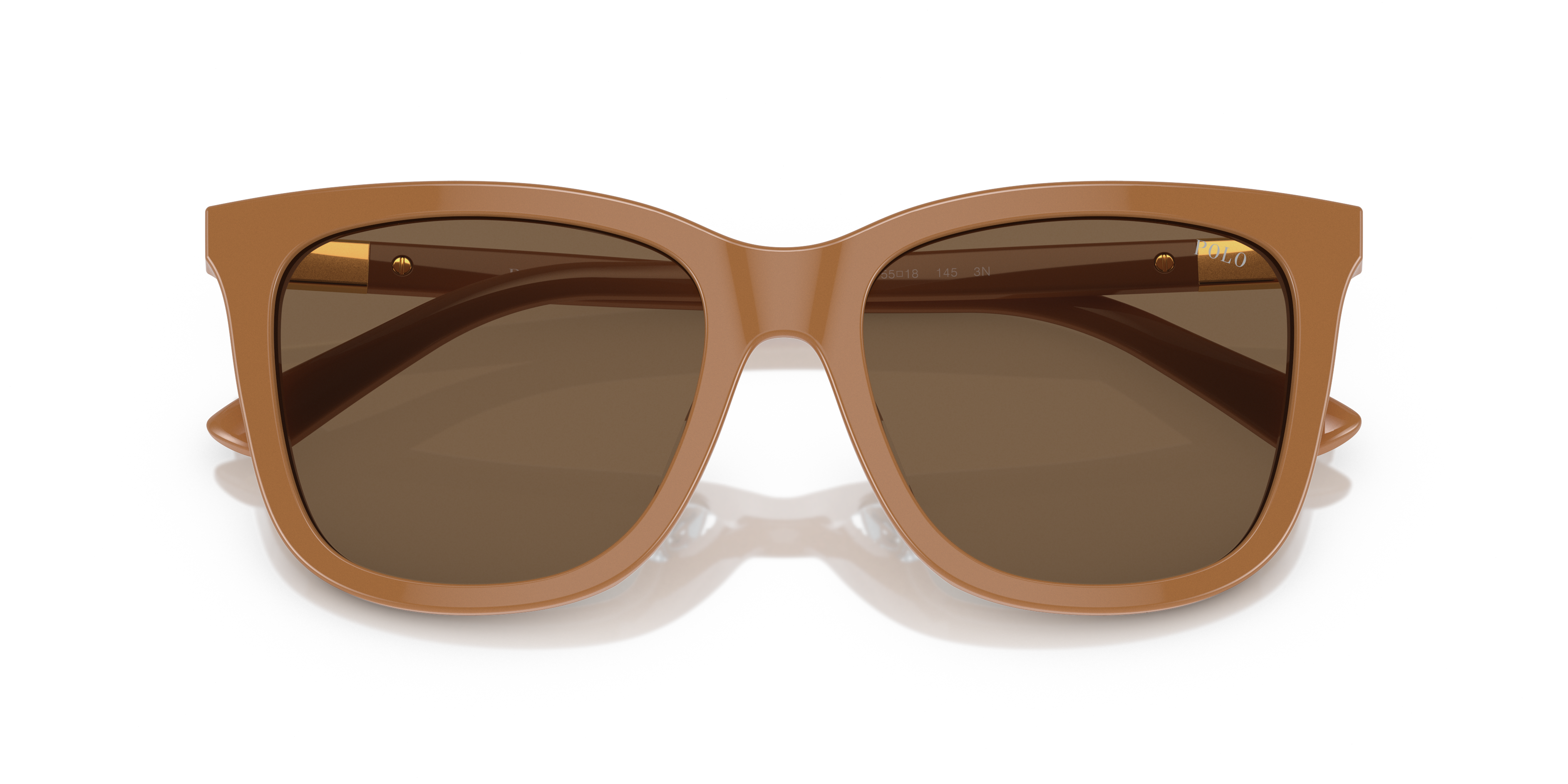 Polo by Ralph Lauren PH4201U - Shiny Brown, front detail view #Colour_Shiny Brown