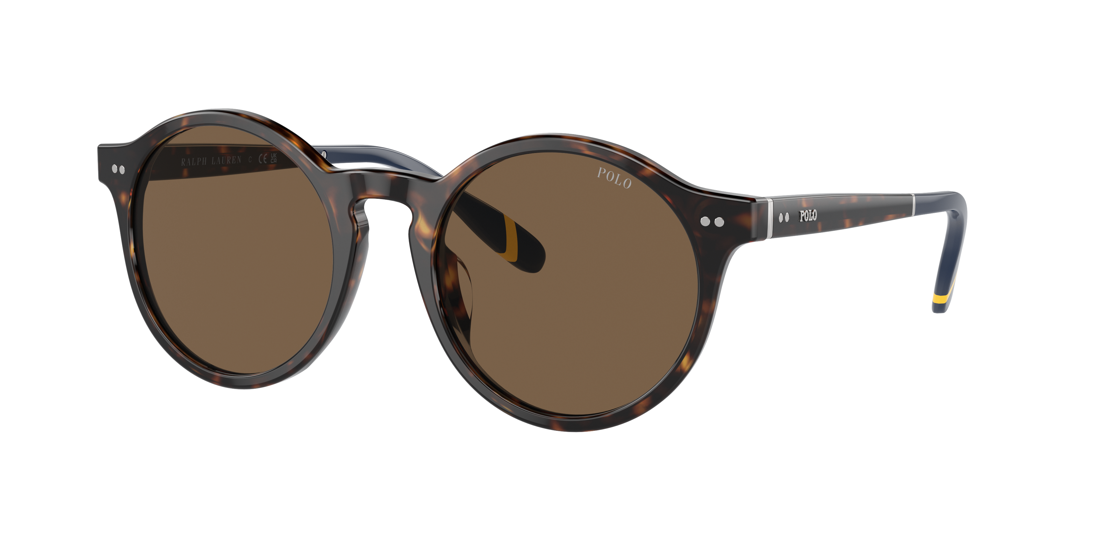 Polo by Ralph Lauren PH4204U - Shiny Dark Havana, three-quarter view #Colour_Shiny Dark Havana