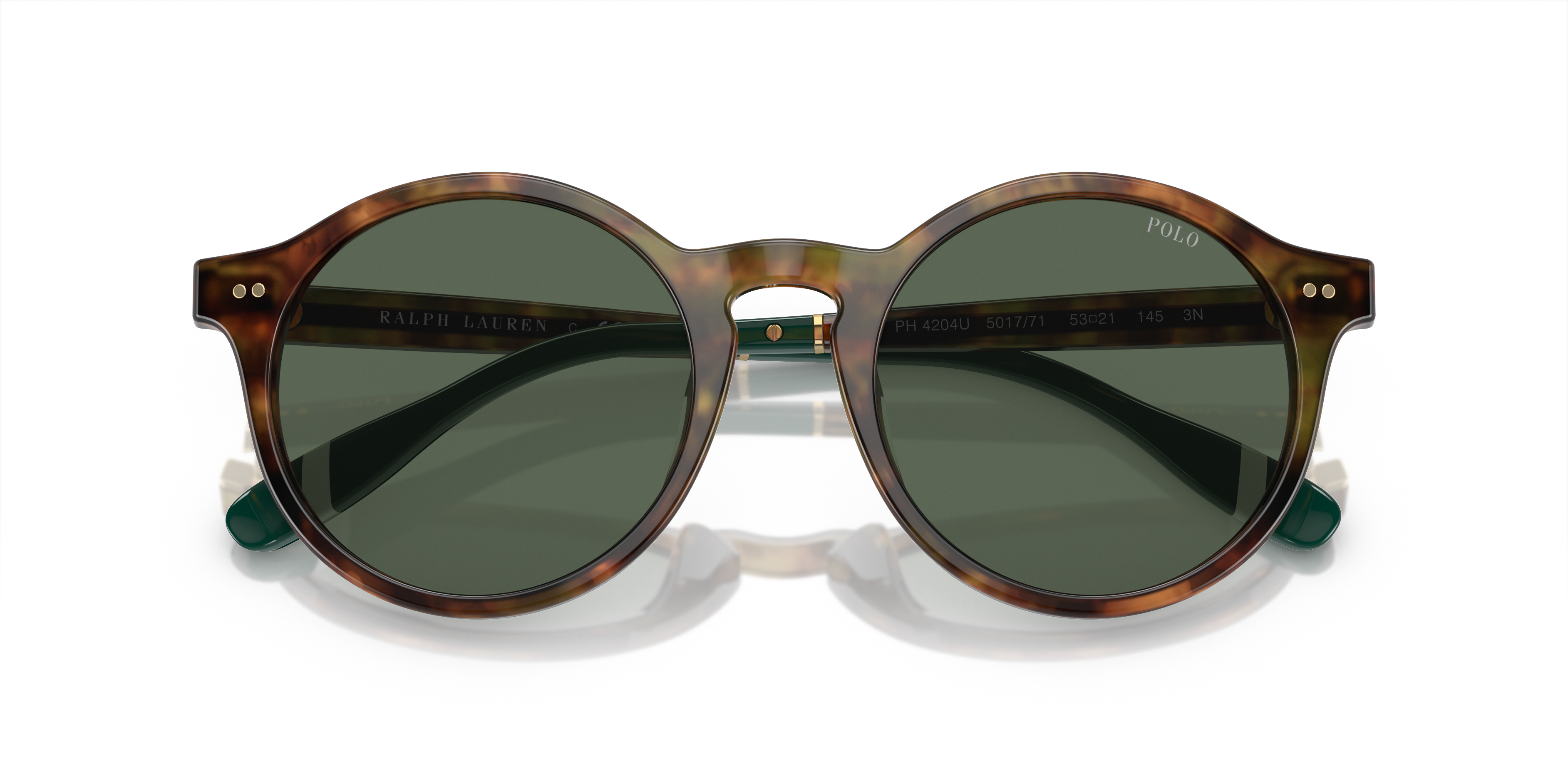 Polo by Ralph Lauren PH4204U - Shiny Brown Tortoise, front detail view #Colour_Shiny Brown Tortoise