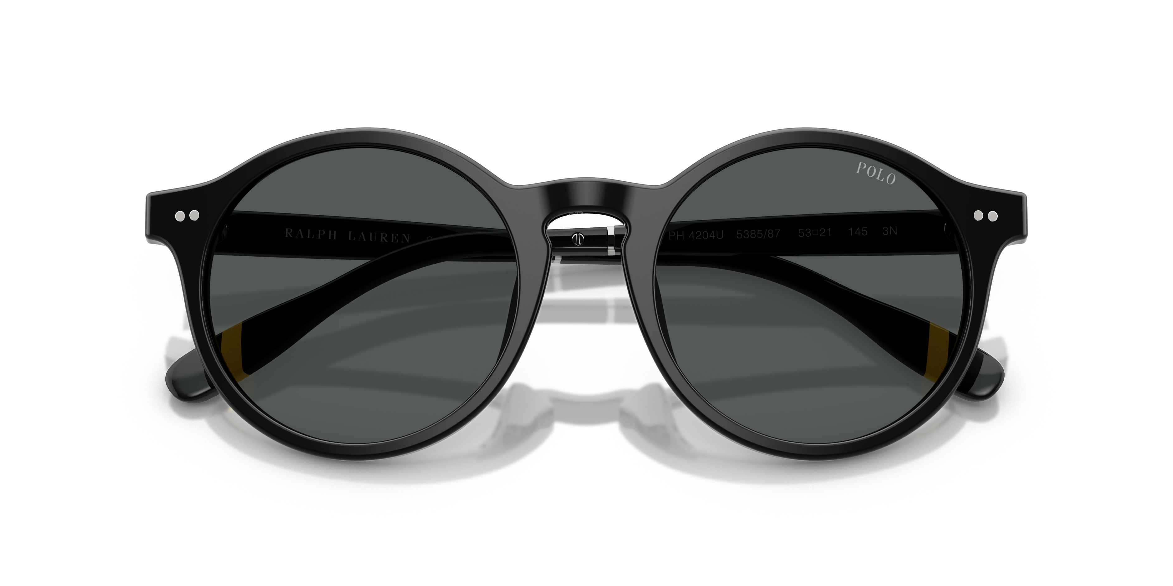 Polo by Ralph Lauren PH4204U - Shiny Black, front detail view #Colour_Shiny Black