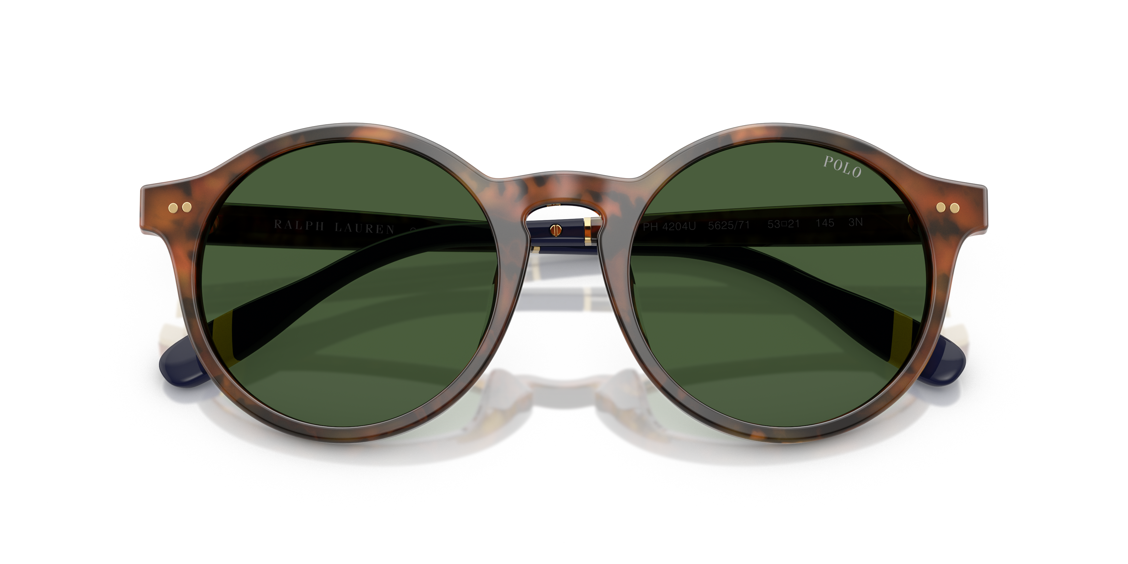 Polo by Ralph Lauren PH4204U - Shiny Brown Tortoise (562571), front detail view #Colour_Shiny Brown Tortoise (562571)