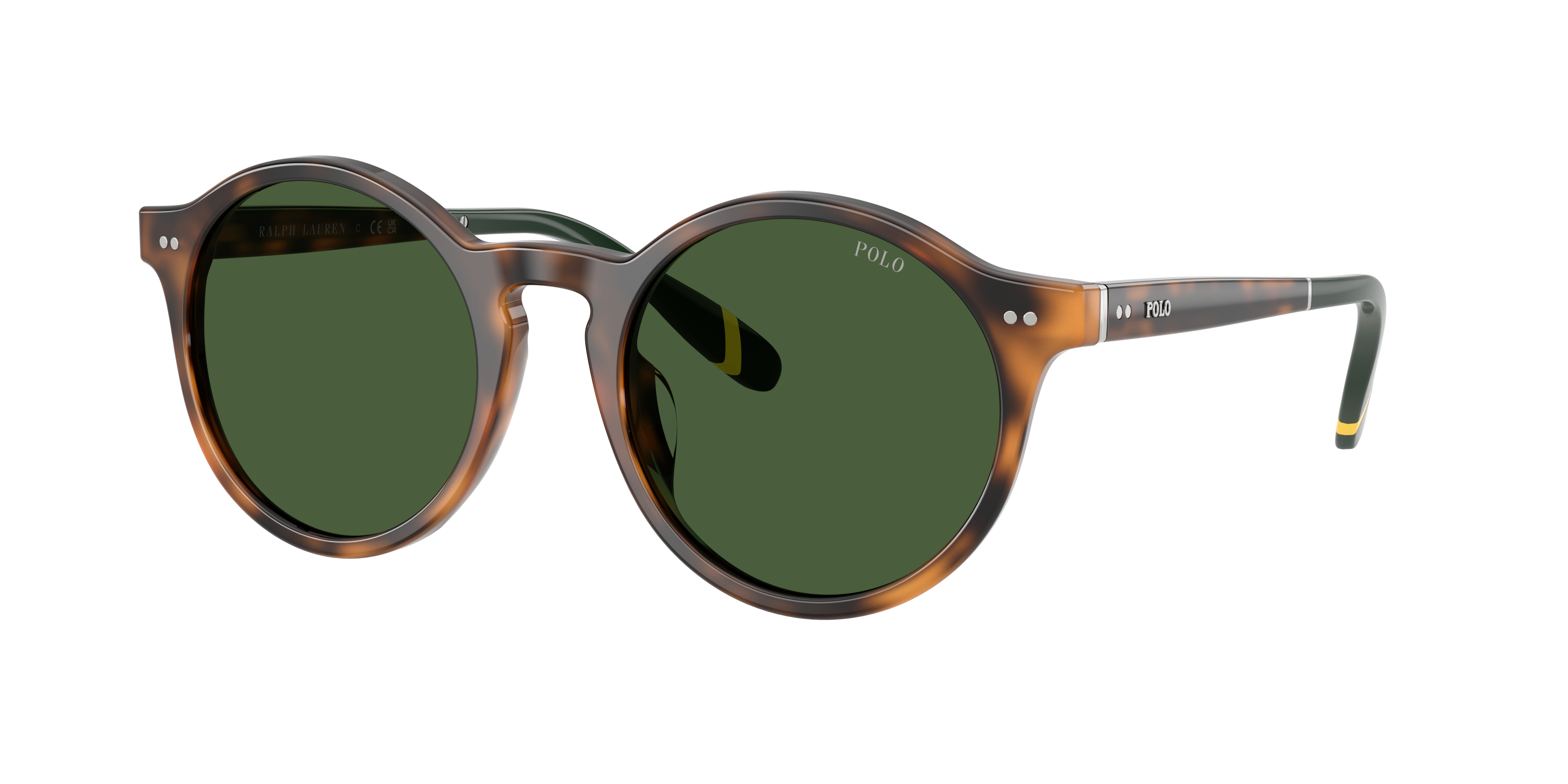Polo by Ralph Lauren PH4204U - Shiny Red Havana, three-quarter view #Colour_Shiny Red Havana