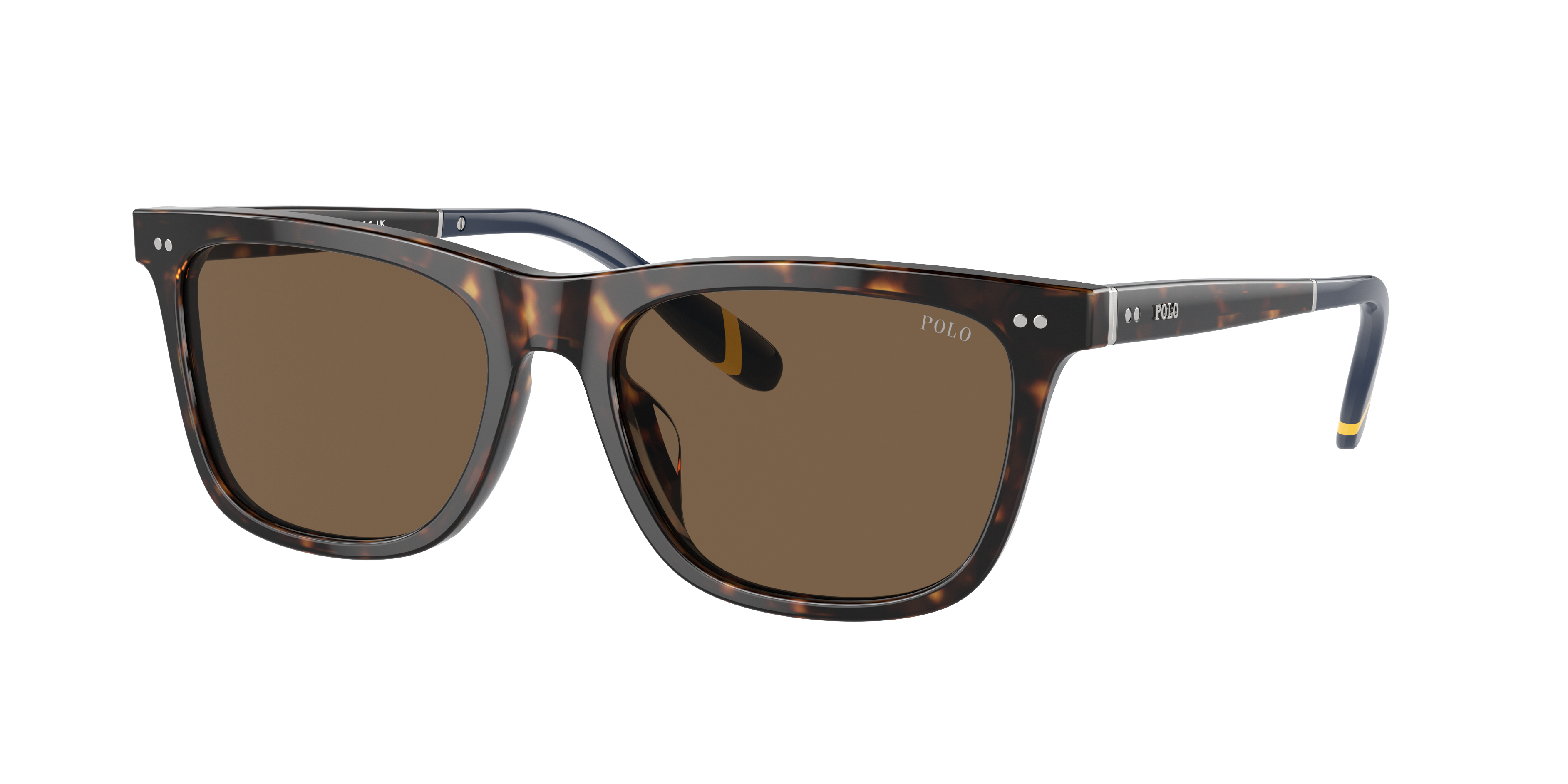 Polo by Ralph Lauren PH4205U - Shiny Dark Havana, three-quarter view #Colour_Shiny Dark Havana