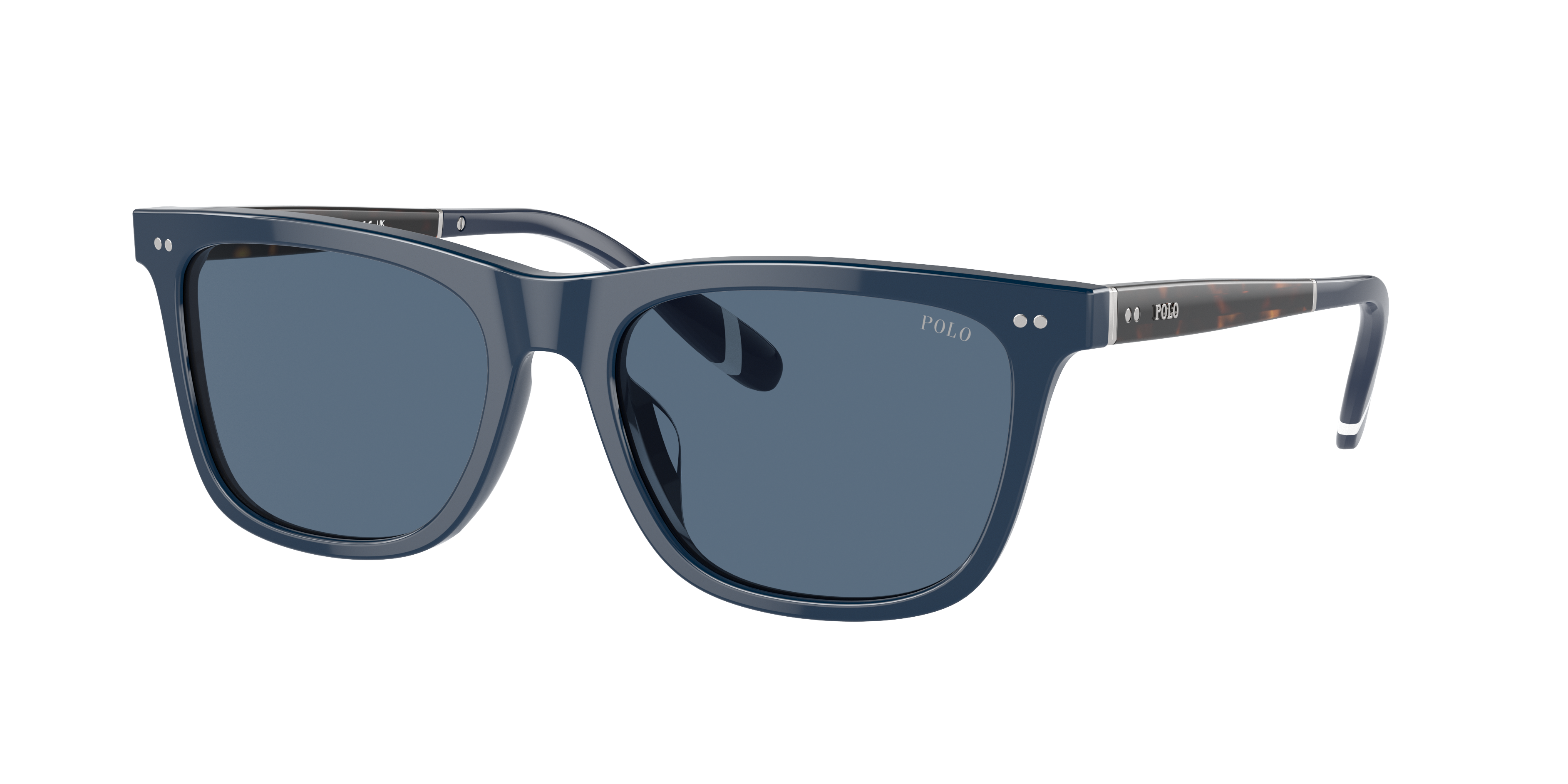 Polo by Ralph Lauren PH4205U - Shiny Navy Blue, three-quarter view #Colour_Shiny Navy Blue