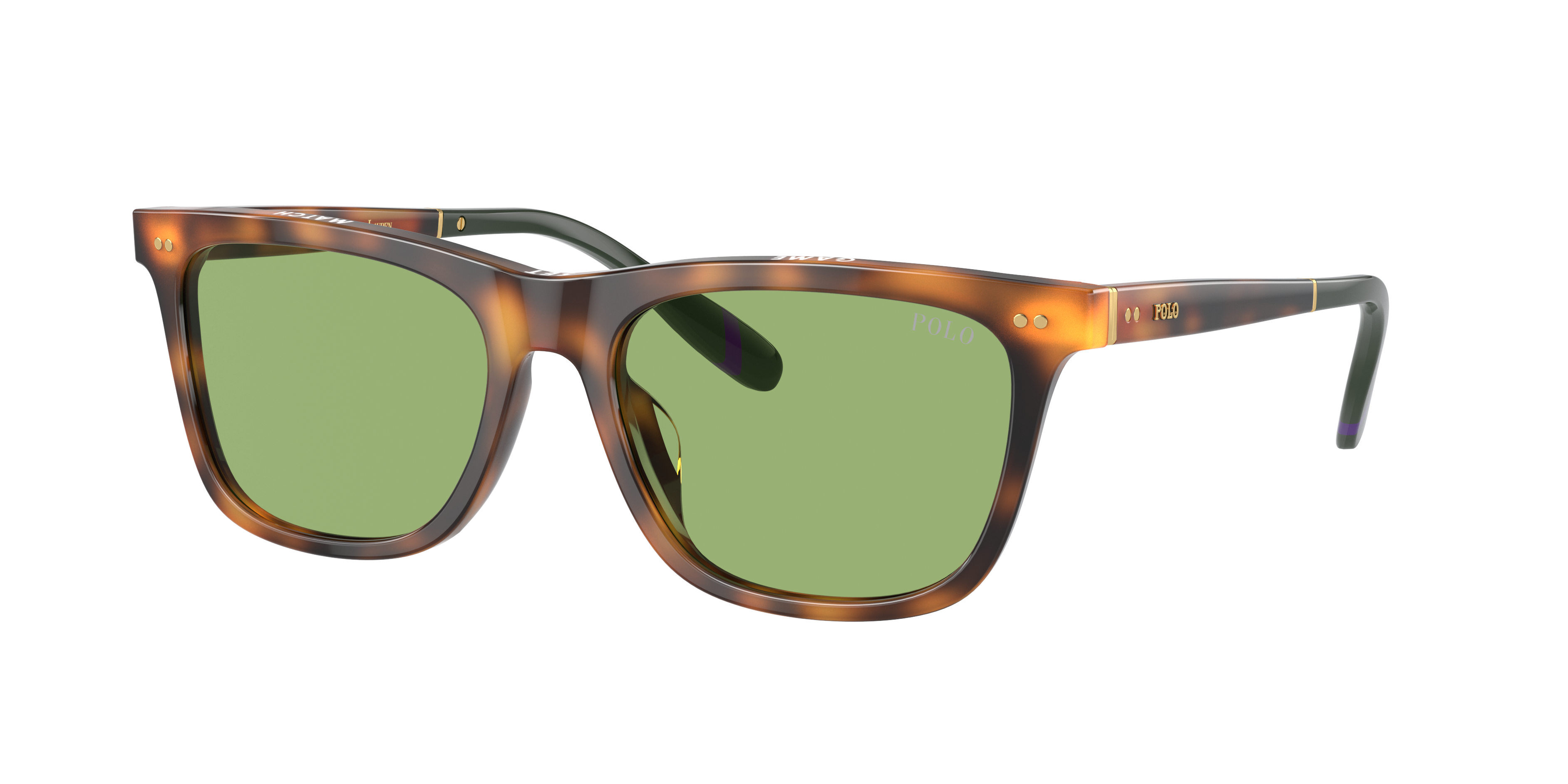 Polo by Ralph Lauren PH4205U - Shiny Red Havana, three-quarter view #Colour_Shiny Red Havana