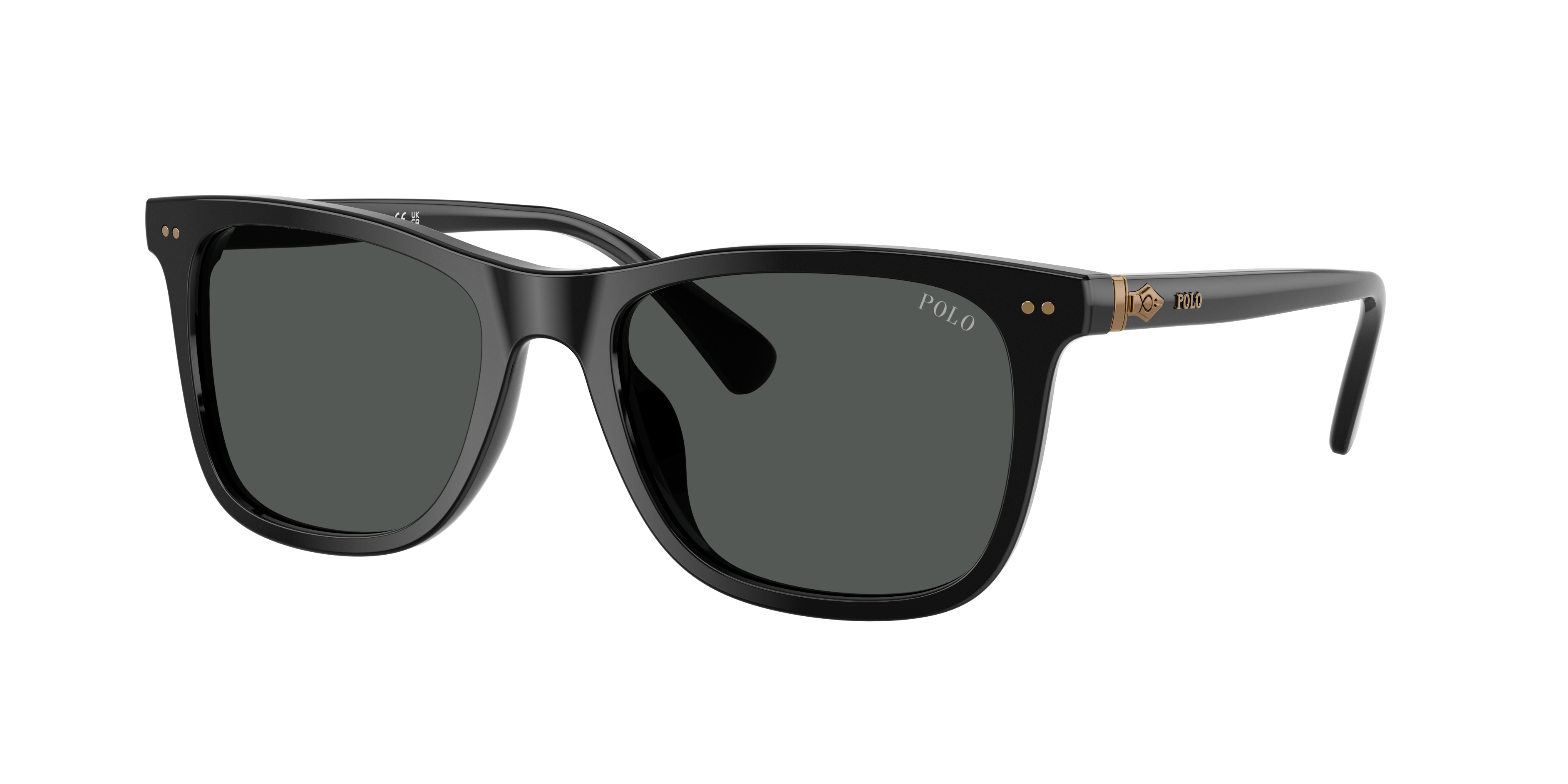 Polo by Ralph Lauren PH4220U - Shiny Black, three-quarter view #Colour_Shiny Black