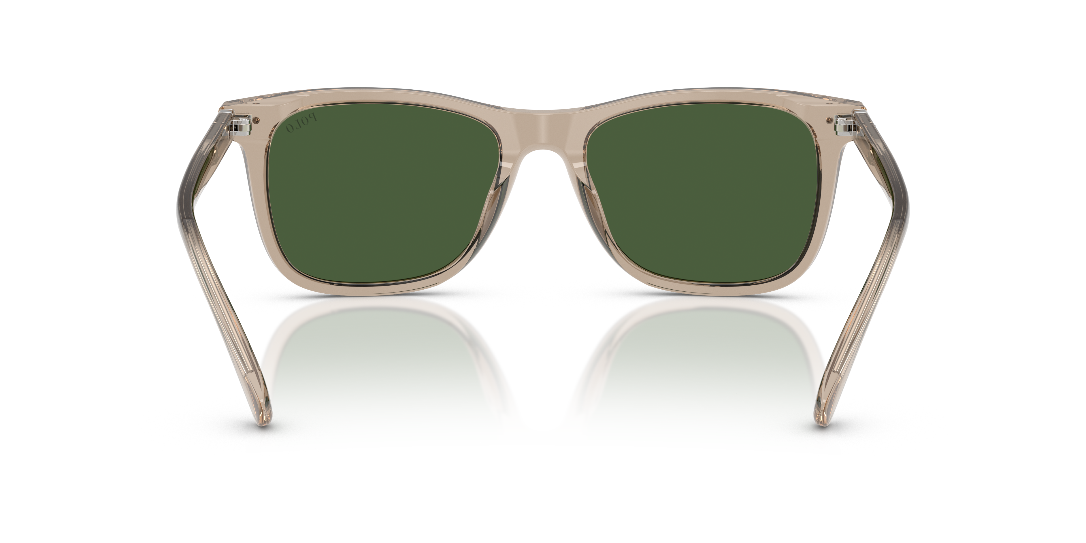 Polo by Ralph Lauren PH4220U - Shiny Transparent Dark Taupe, back view #Colour_Shiny Transparent Dark Taupe