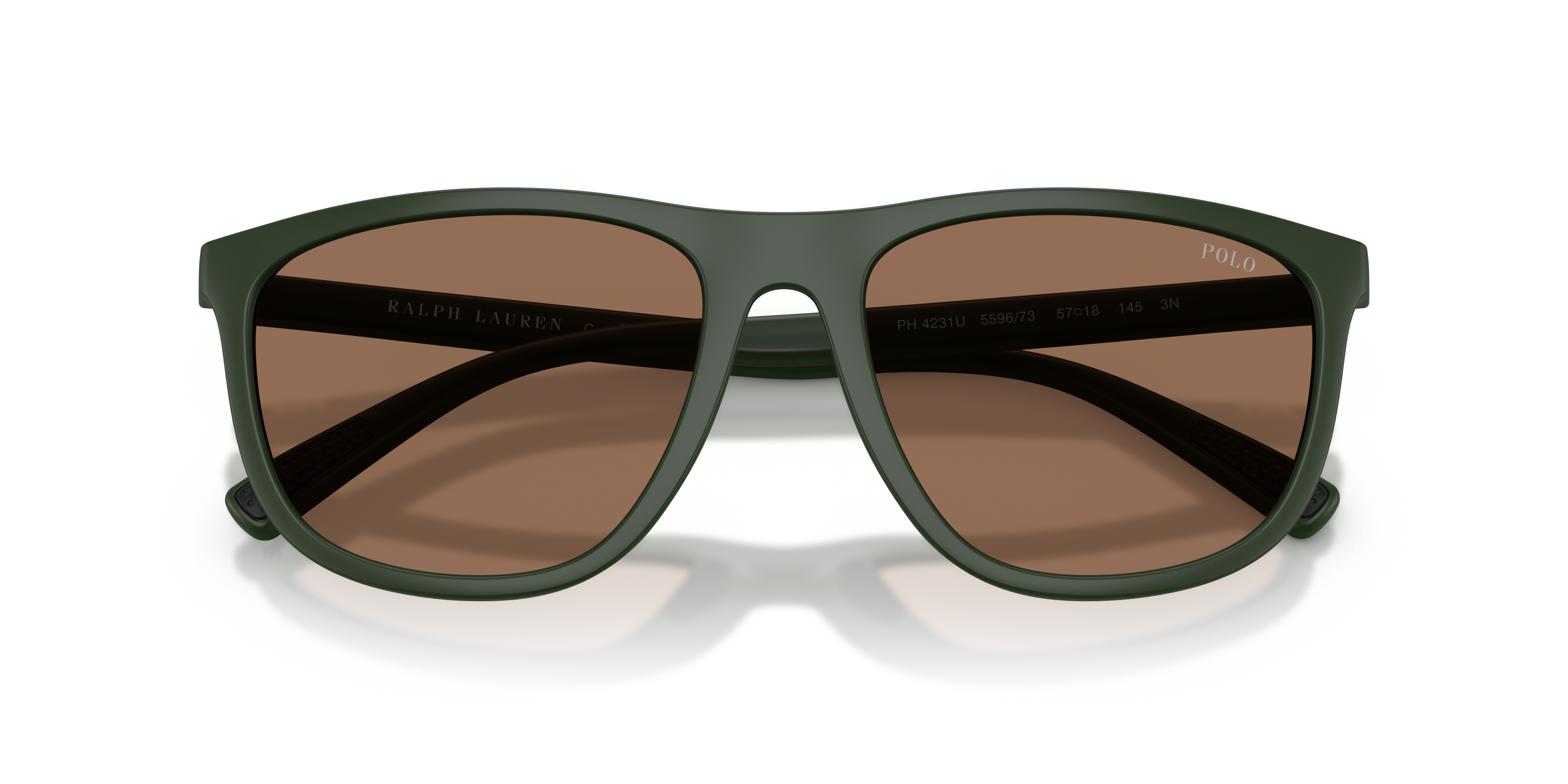 Polo by Ralph Lauren PH4231U - Matte Dark Green, front detail view #Colour_Matte Dark Green