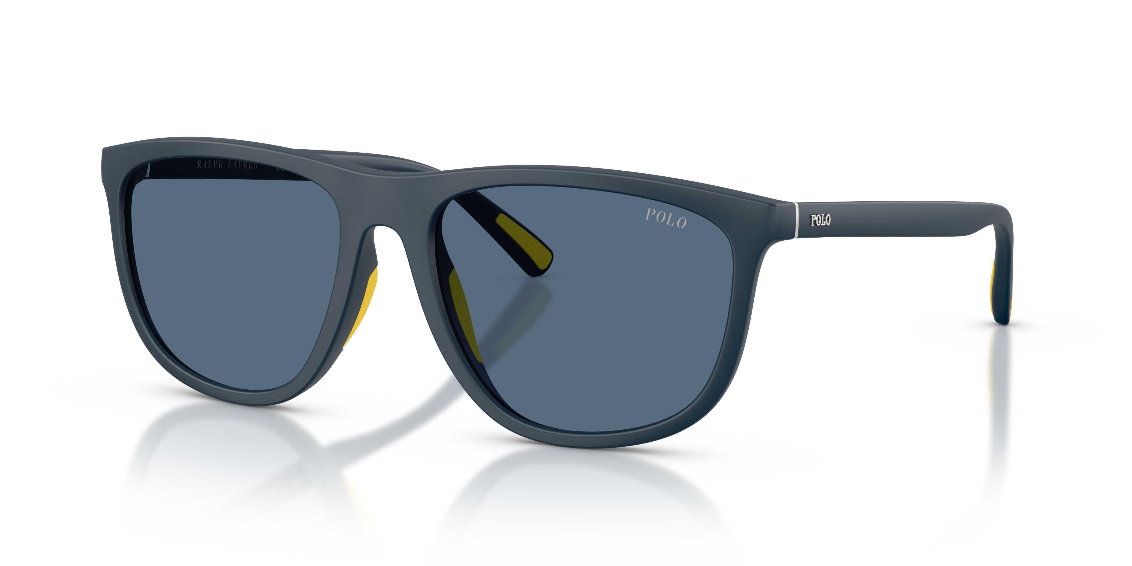 Polo by Ralph Lauren PH4231U - Matte Navy Blue, three-quarter view #Colour_Matte Navy Blue