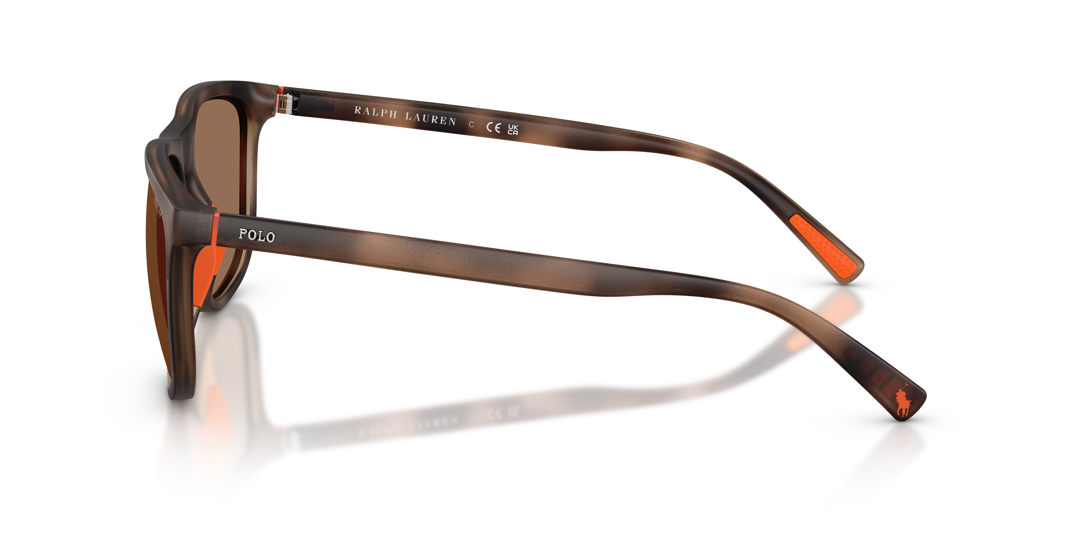 Polo by Ralph Lauren PH4231U - Matte Dark Havana, side view #Colour_Matte Dark Havana